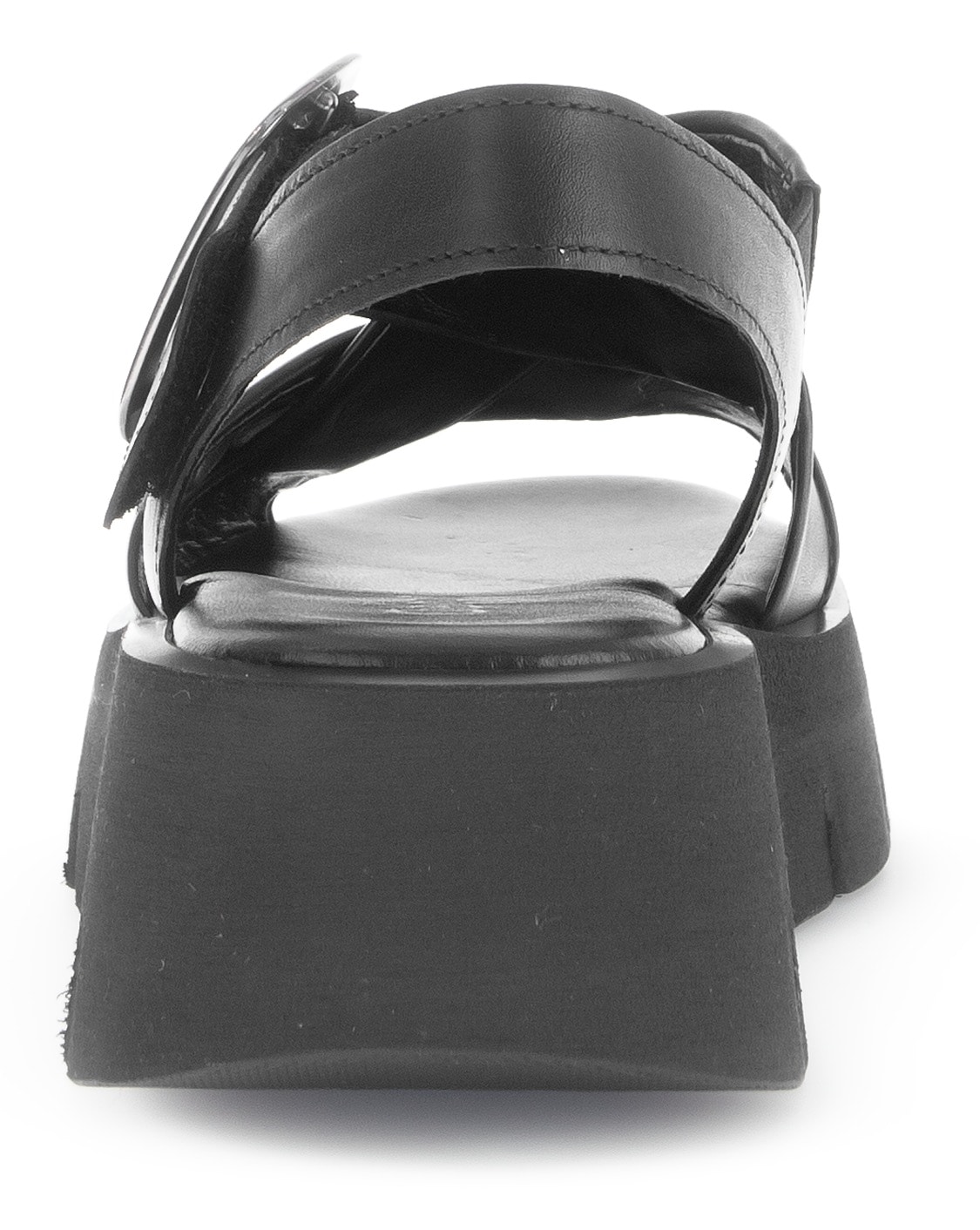 Gabor Sandalette  , Plateau, Sommerschuh, Riemchensandale mit großer Zierschnalle