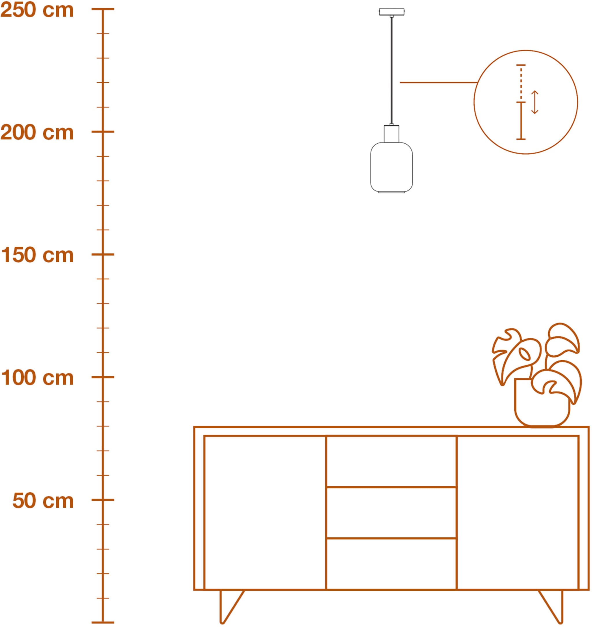 Osram Pendelleuchte »Decor Firefly« E27 1 Stk. schwarz, E27, Stahl