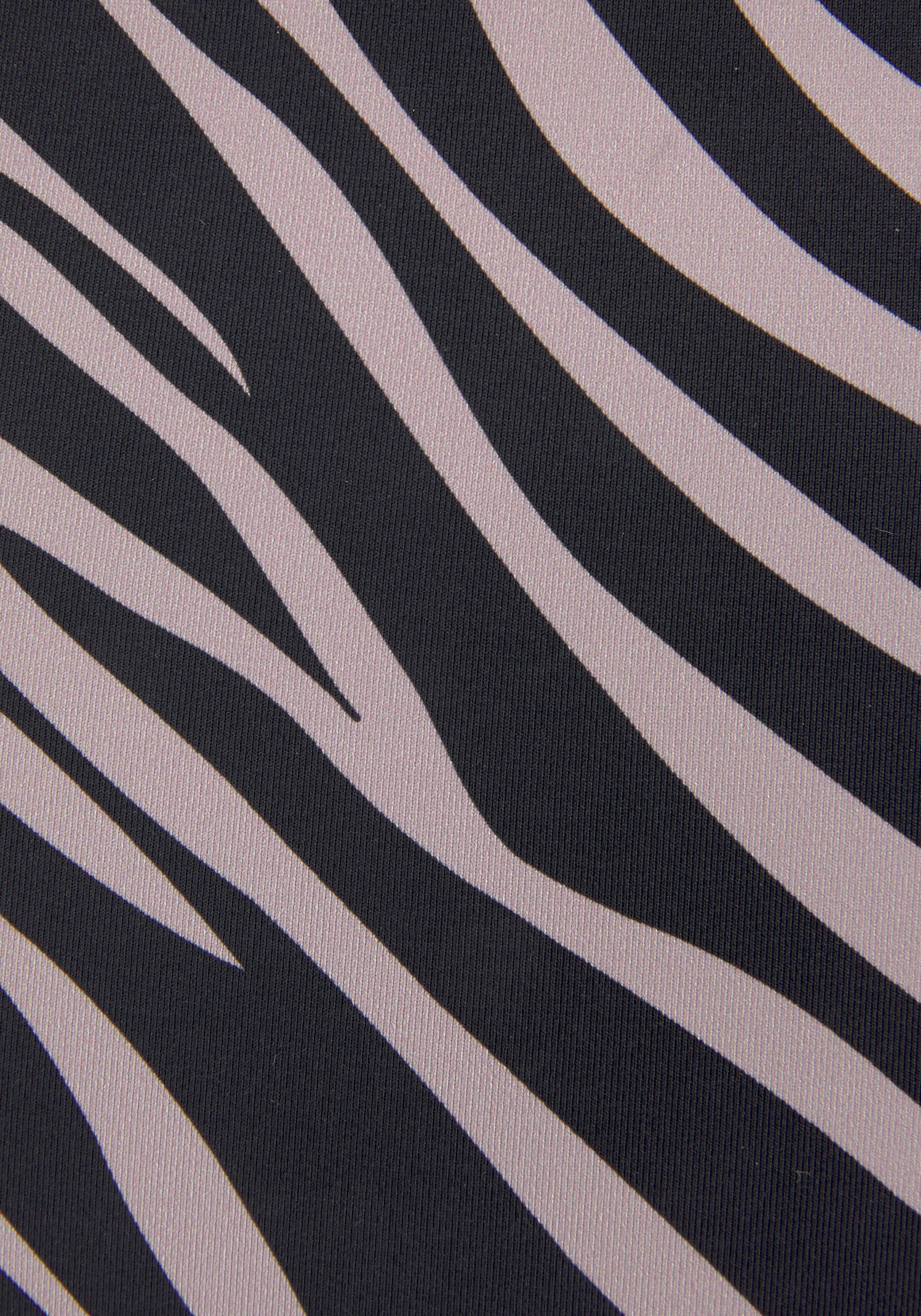 LASCANA Highwaist-Bikini-Hose »Kaa«, im Animal-Design