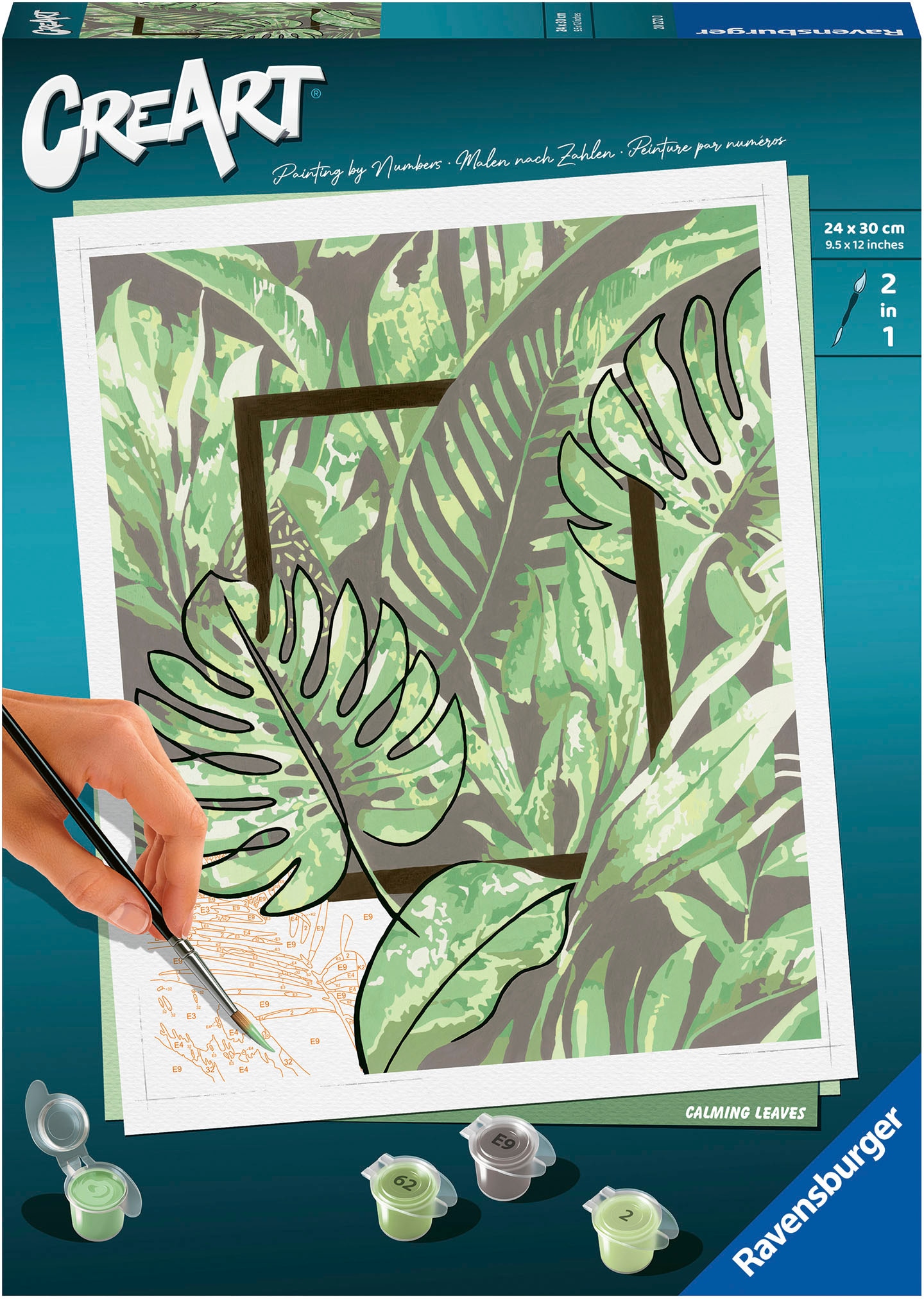 Ravensburger Malen nach Zahlen »Floral Line Art«, Made in Europe; FSC®-  schützt Wald - weltweit