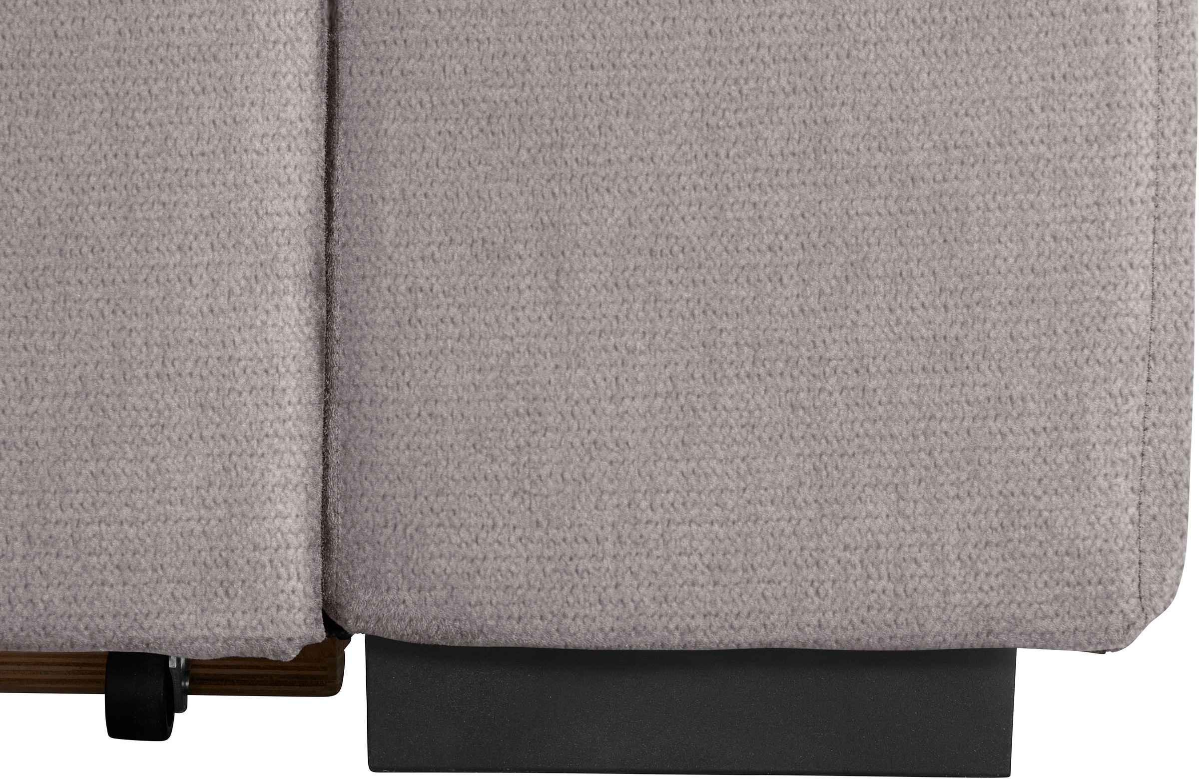 COTTA Ecksofa »Lola L-Form mit Kopfteilfunktion & Hocker«, (Set, mit Hocker), wahlweise mit Bettfunktion, Bettkasten & Armteilverstellung