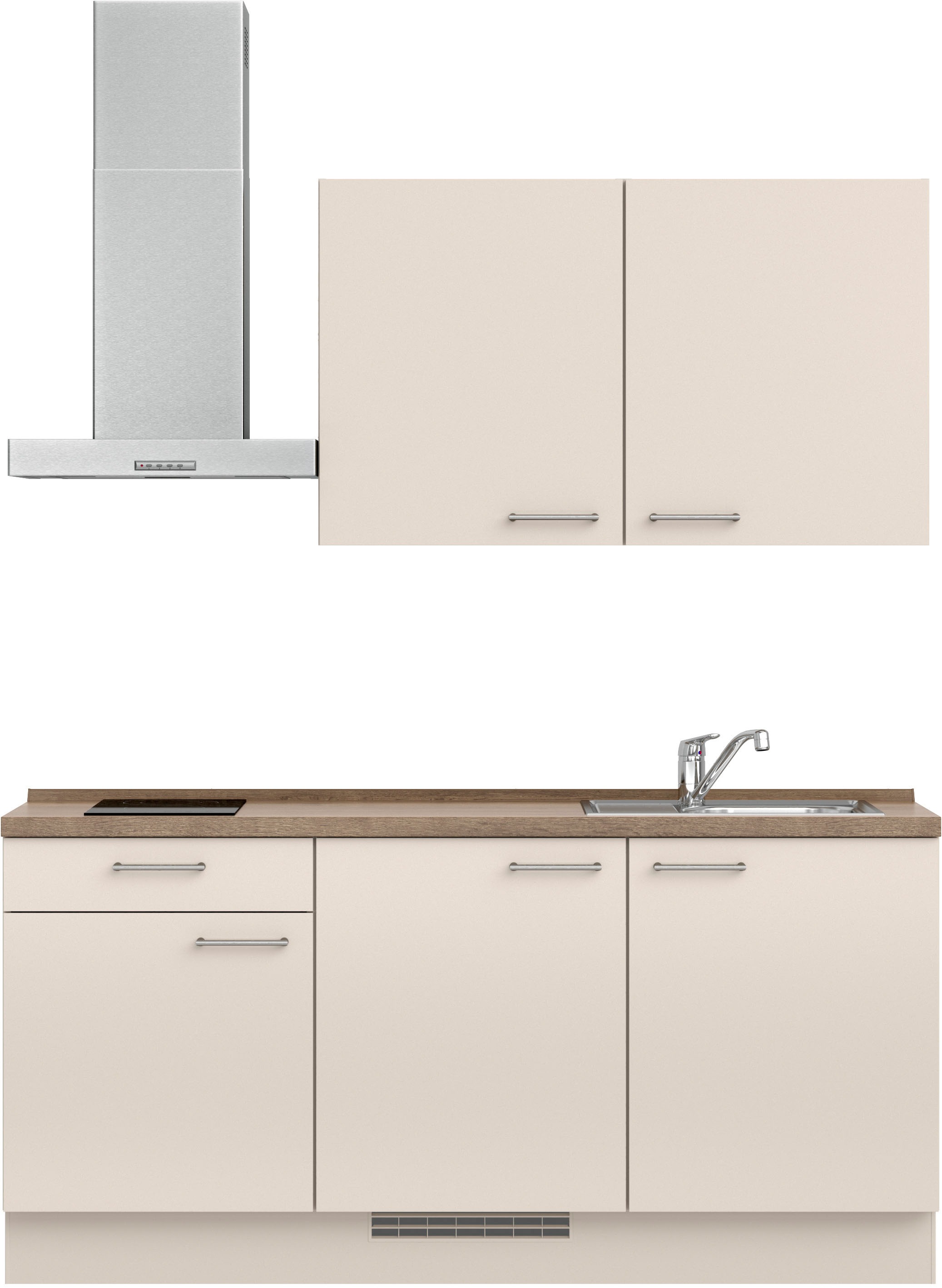 nobilia® Küchenzeile »"Laser I",Ausrichtung wählbar, Breite 180 cm« vormont günstig online kaufen