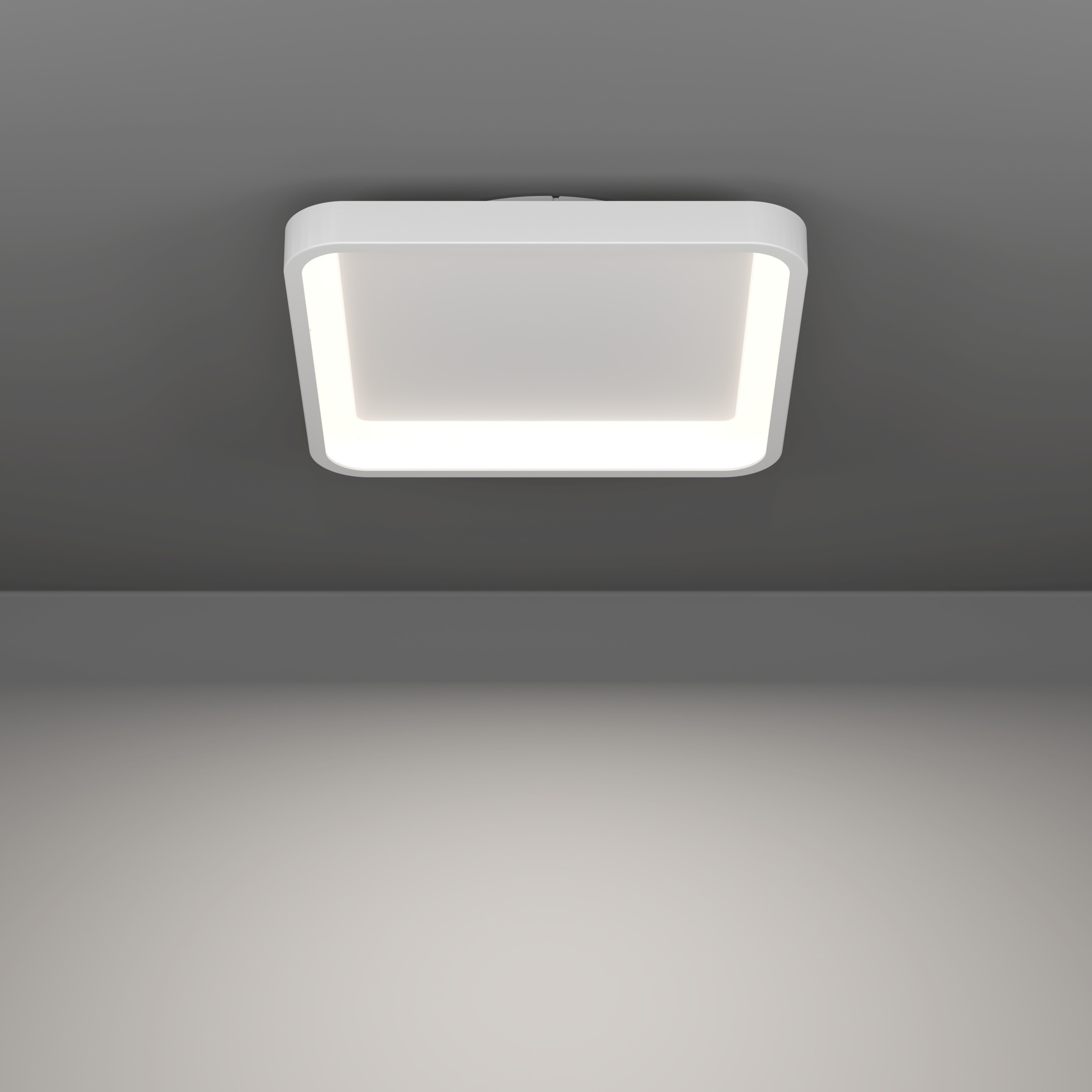 EGLO Deckenleuchte »LORETELLO-Z Deckenlampe - Stahl - LED - 20W - IP20« LED-Modul 1 Stk. Kaltweiß | Neutralweiß | RGB | Warmweiß Wohzimmerlampe, Esszimmerlampe, Flur, Schlafzimmer, L35 x B35 x H7,5cm