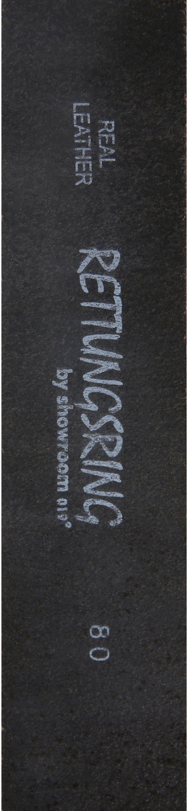 Rettungsring Gürtel Ledergürtel Schließe in Used-Optik