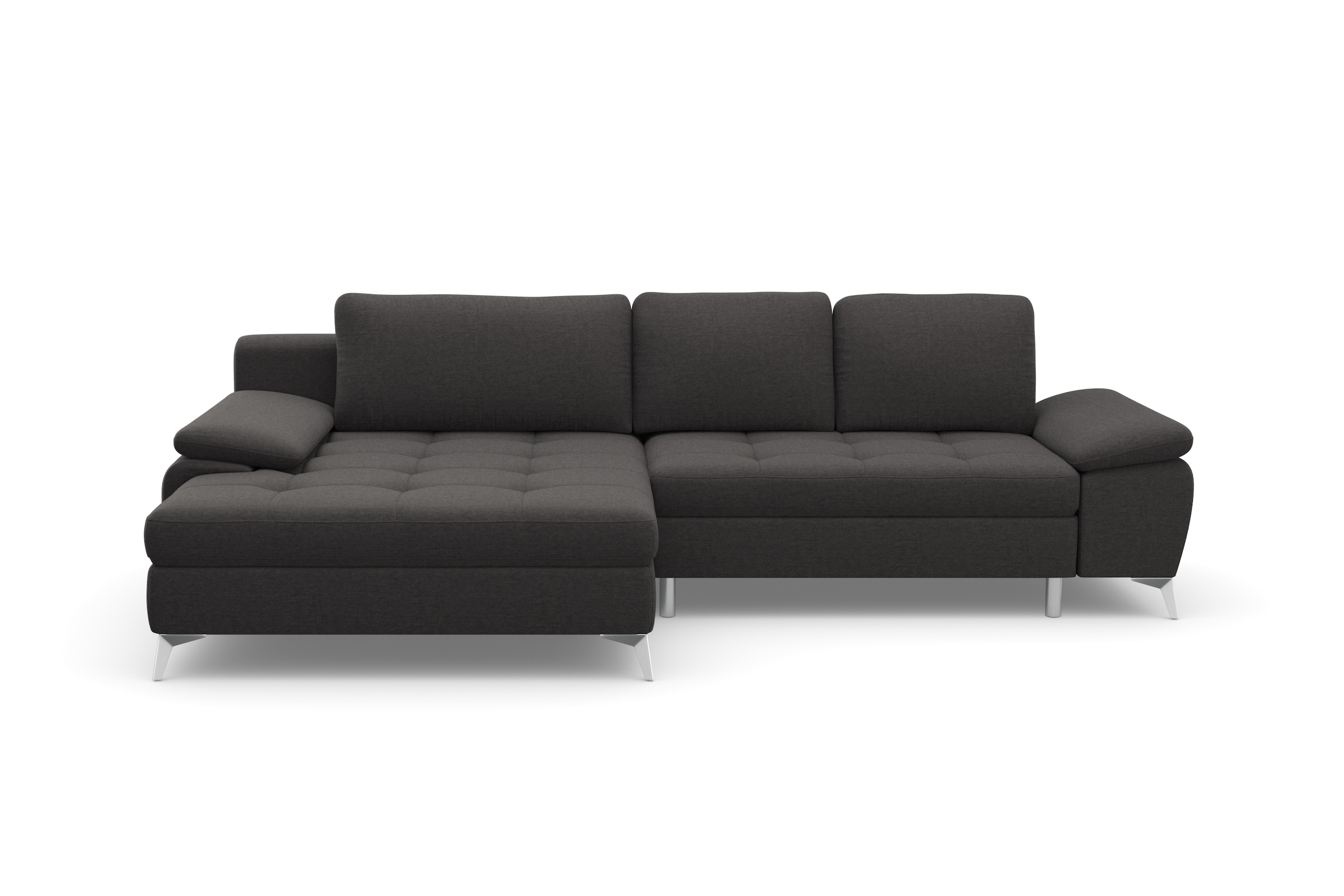 sit&more Ecksofa »Latigo L-Form«, mit Mega-Recamiere, wahlweise mit Bettfunktion und Bettkasten