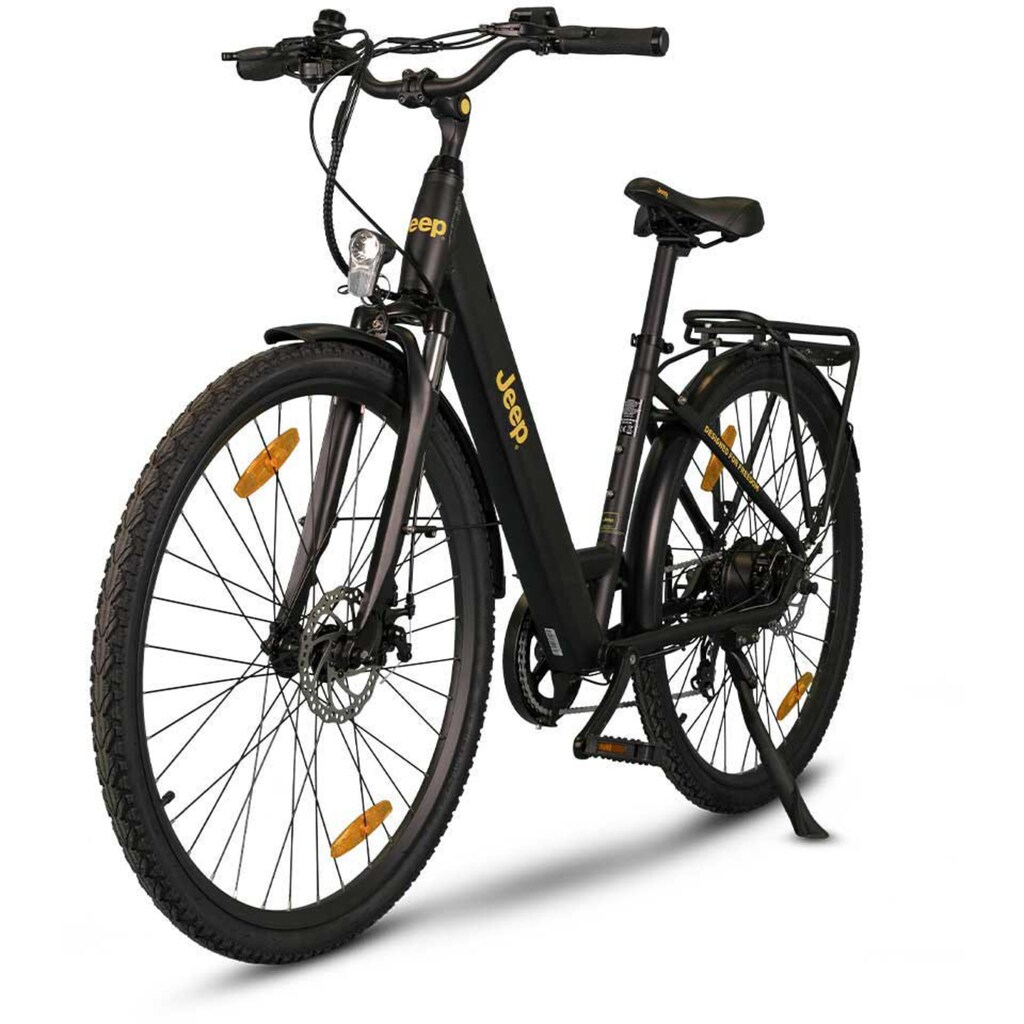 Jeep E-Bikes E-Bike »TLR 7020«, 7 Gang, Heckmotor 250 W, (mit Akku-Ladegerät)