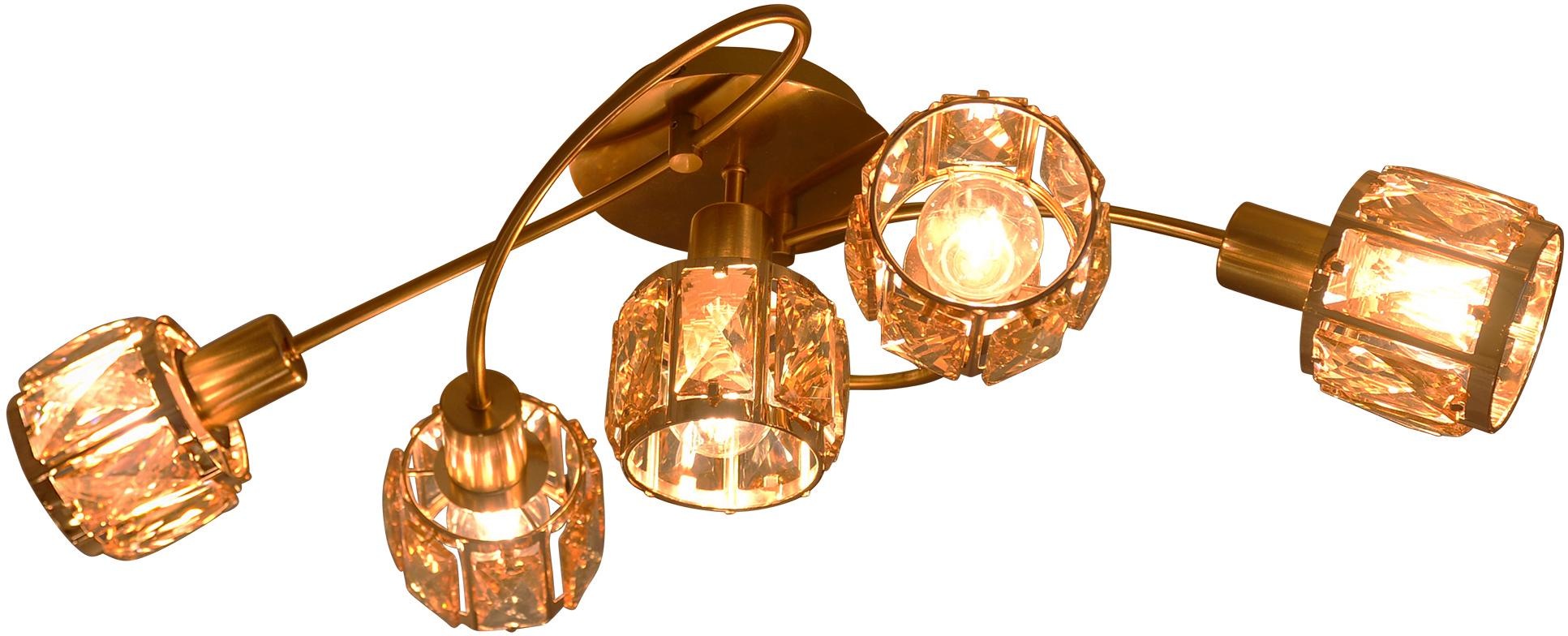 näve LED Deckenleuchte »Josefa«, 5 flammig, Leuchtmittel E14   LED wechselb günstig online kaufen