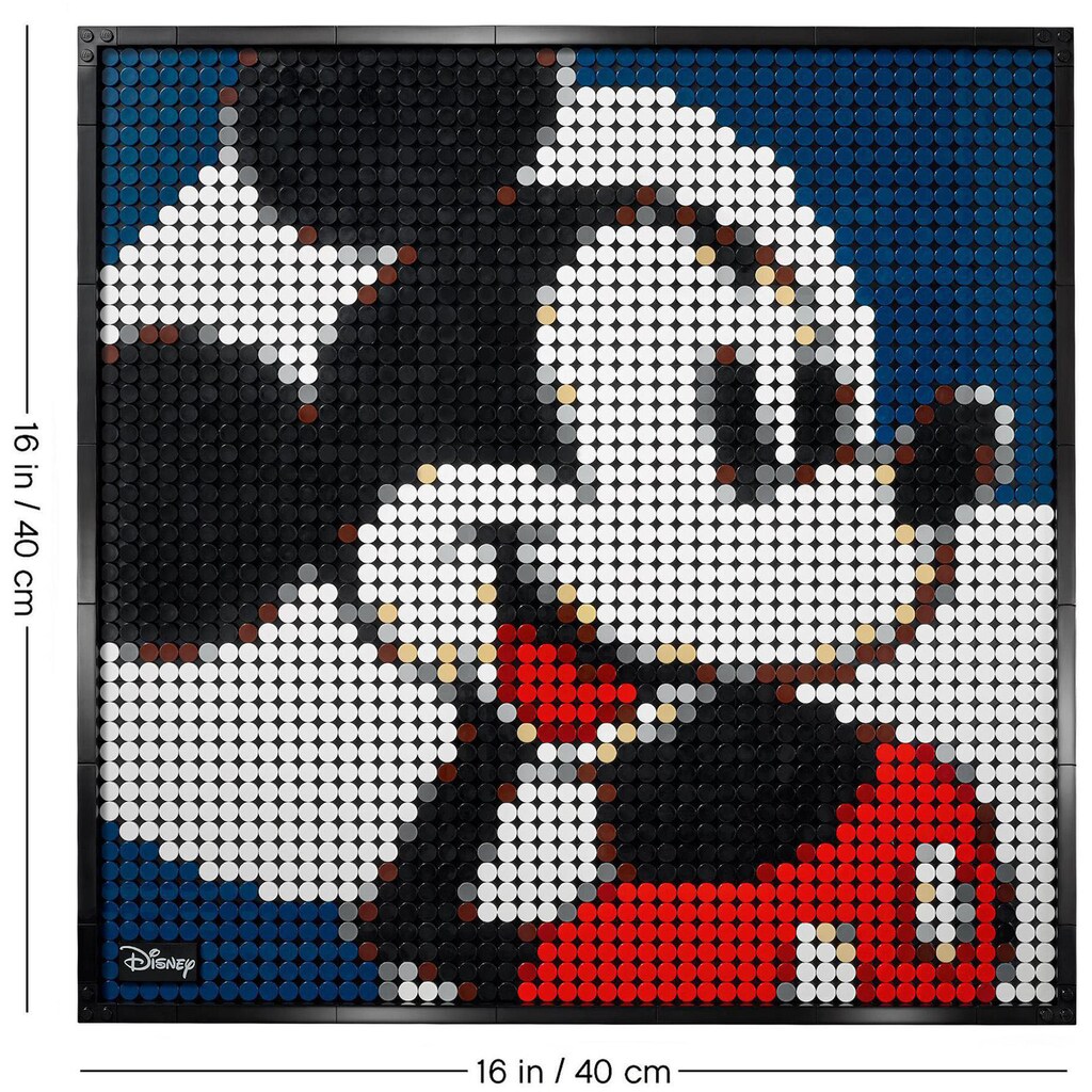 LEGO® Konstruktionsspielsteine »Disney's Mickey Mouse - Kunstbild (31202), LEGO® Art«, (2658 St.)