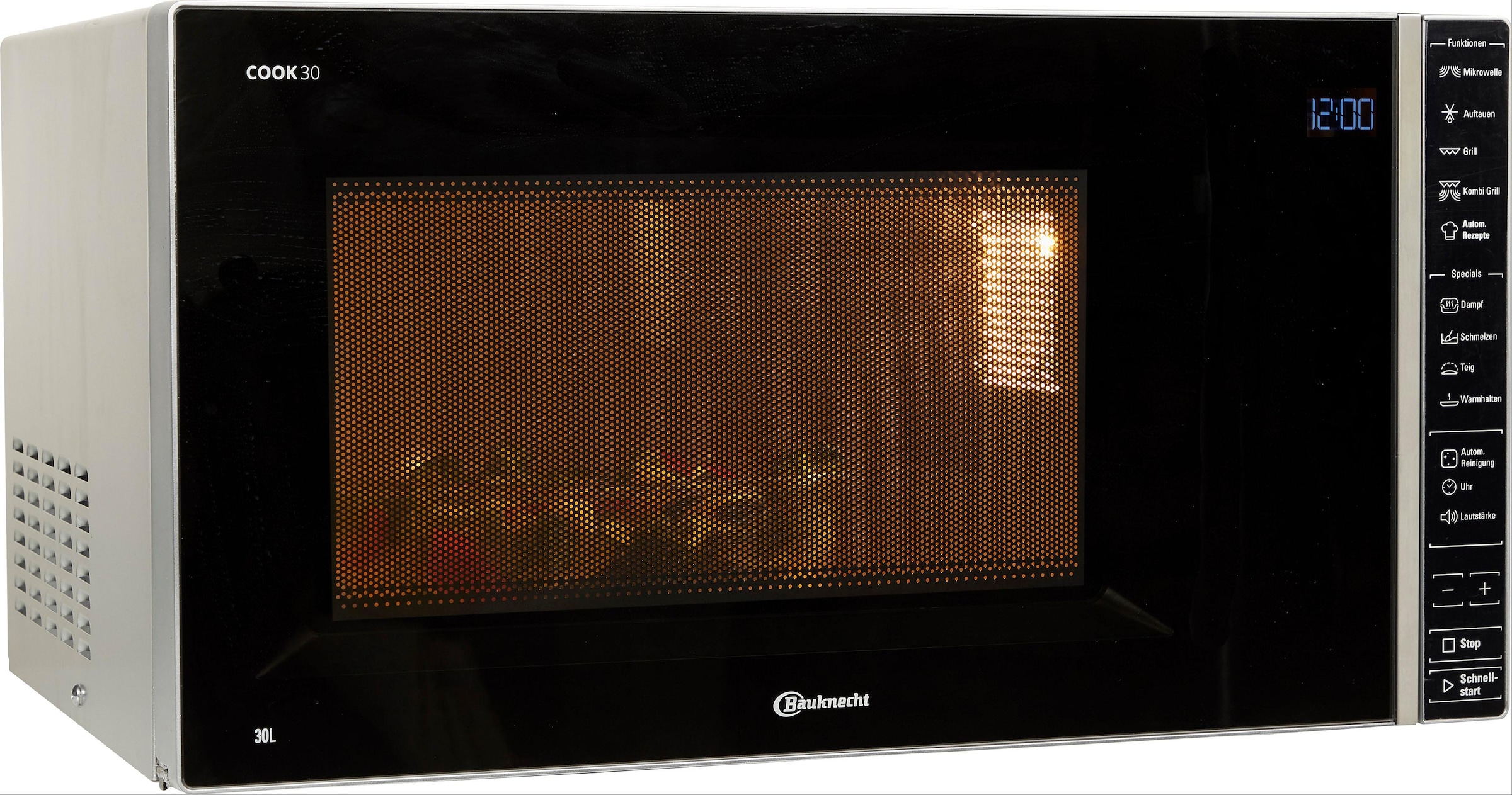 BAUKNECHT Mikrowelle »MW 304 M« Grill 900 W Mit Dampfgarfunktion, Grill und Automatikprogrammen