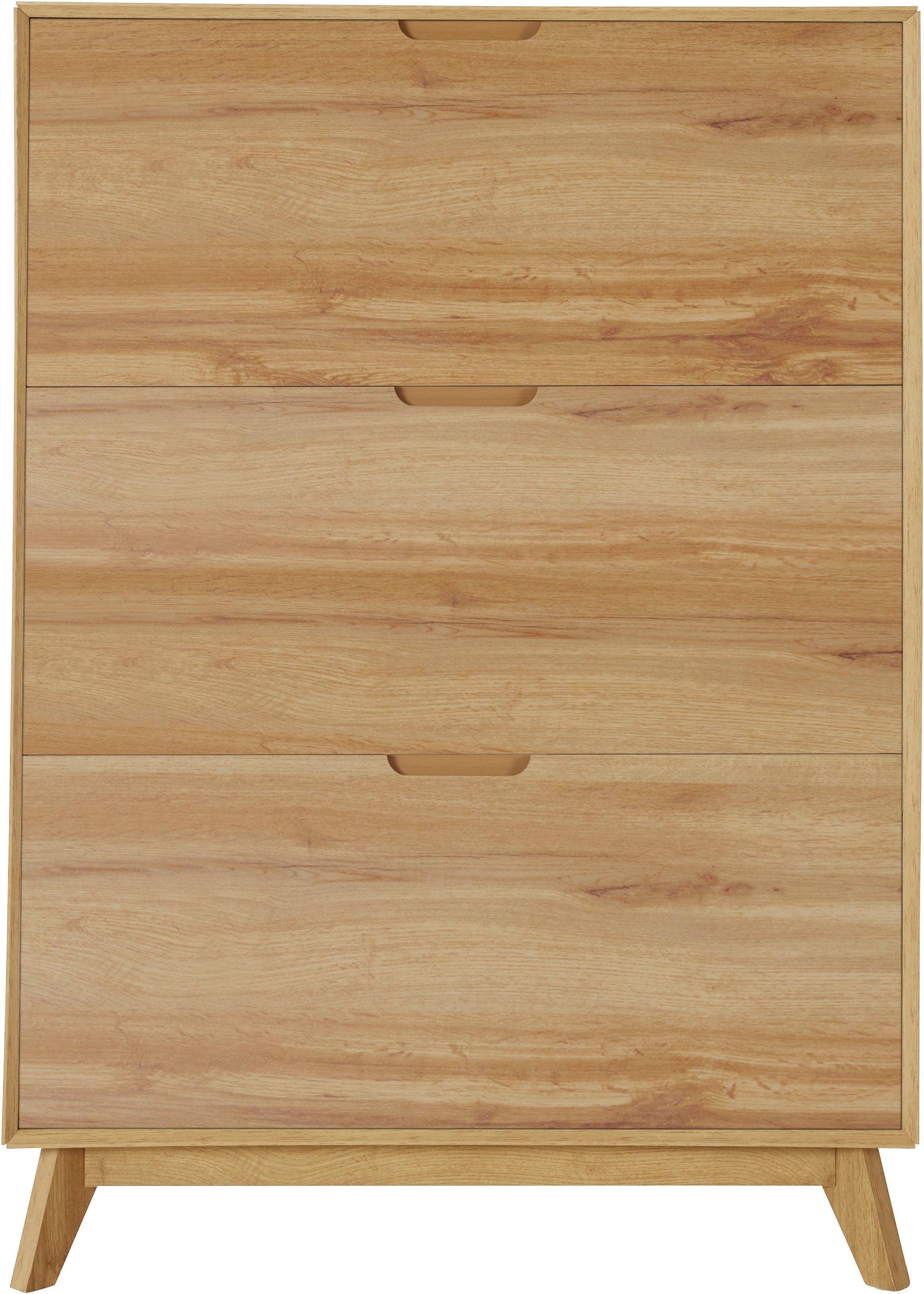 andas Schuhschrank »Pandrup«, mit 3 Klappen, ca. 8 Paar Schuhe pro Klappe, Höhe 125 cm