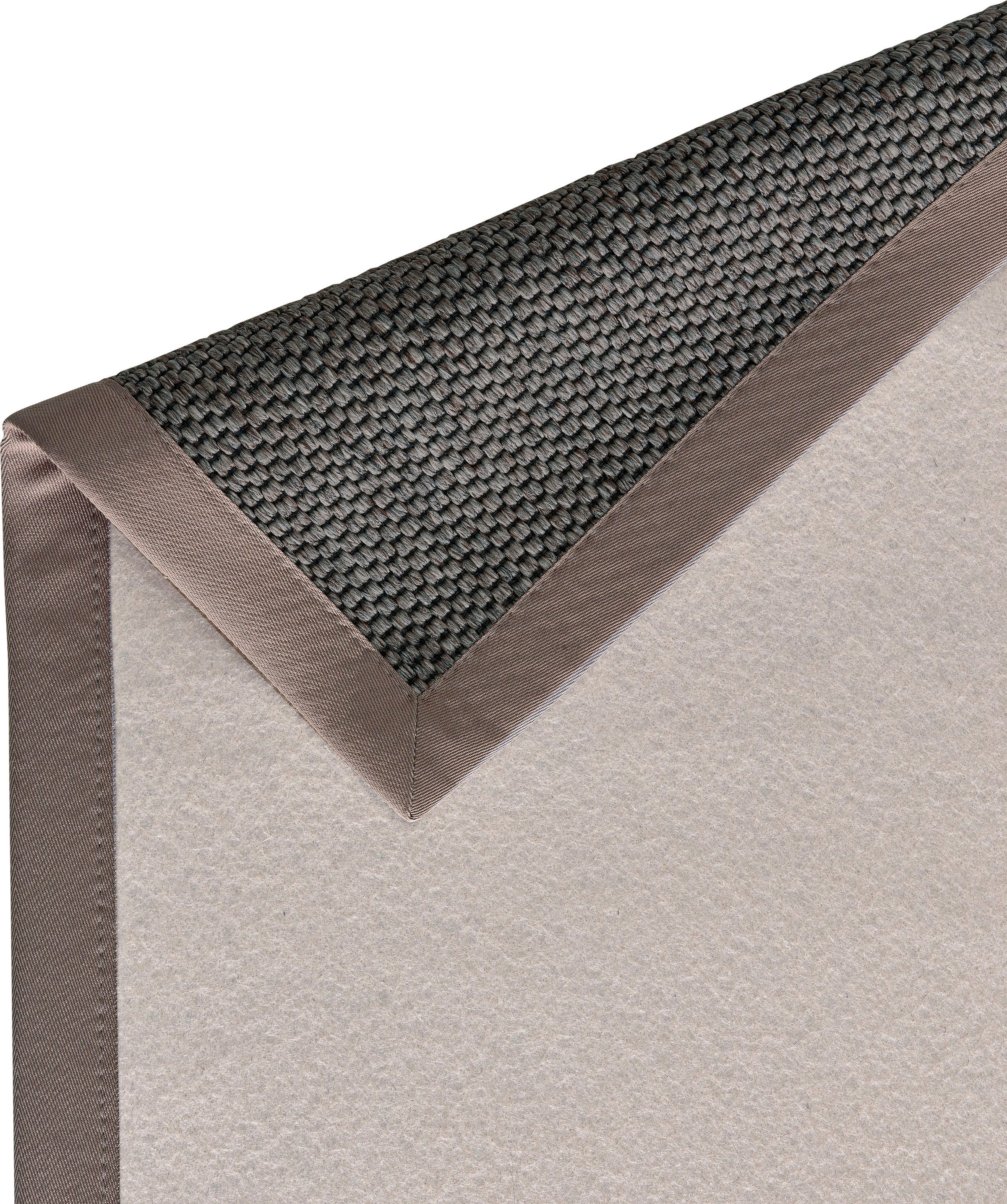 Dekowe Teppich »Naturana Panama«, rechteckig, 8 mm Höhe, Flachgewebe, meliert, Sisal-Optik, mit Bordüre, Wohnzimmer