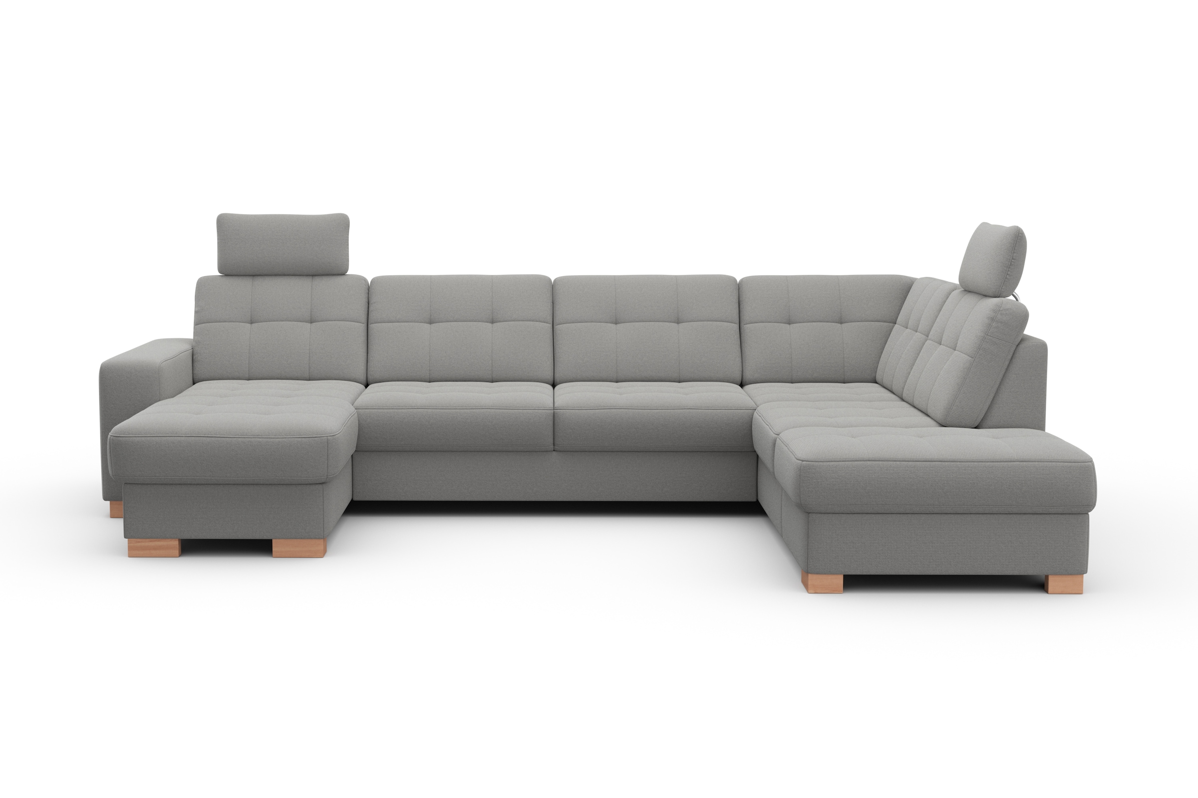 sit&more Wohnlandschaft »Quincy U-Form«, wahlweise mit Bettfunktion und Bettkasten