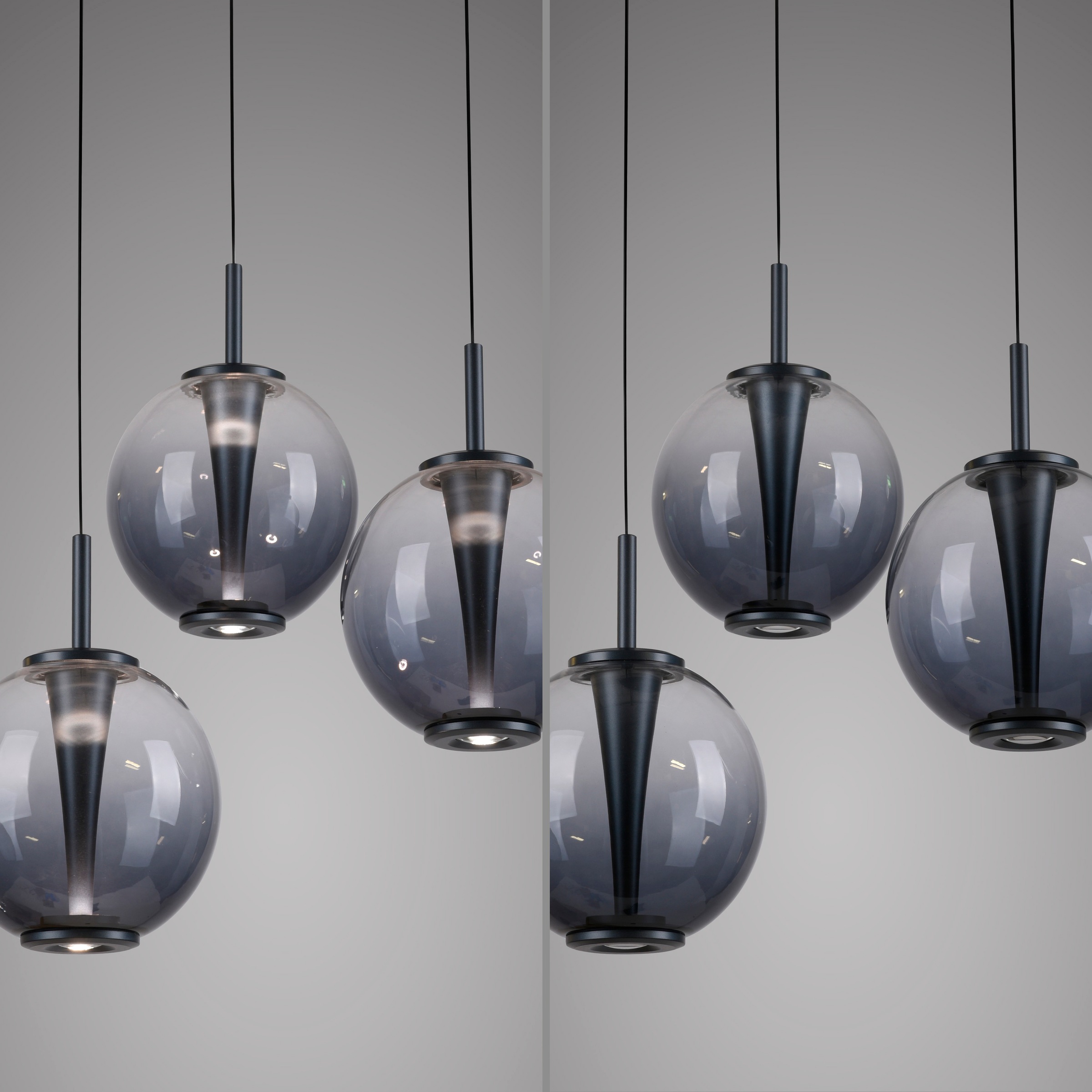 Neuhaus PURE LED Pendelleuchte »PURE E-Infinity« LED-Board 1 Stk. warmweiß - kaltweiß e-SLIDE® Funktion, CCT, dimmbar, Fernbedienung