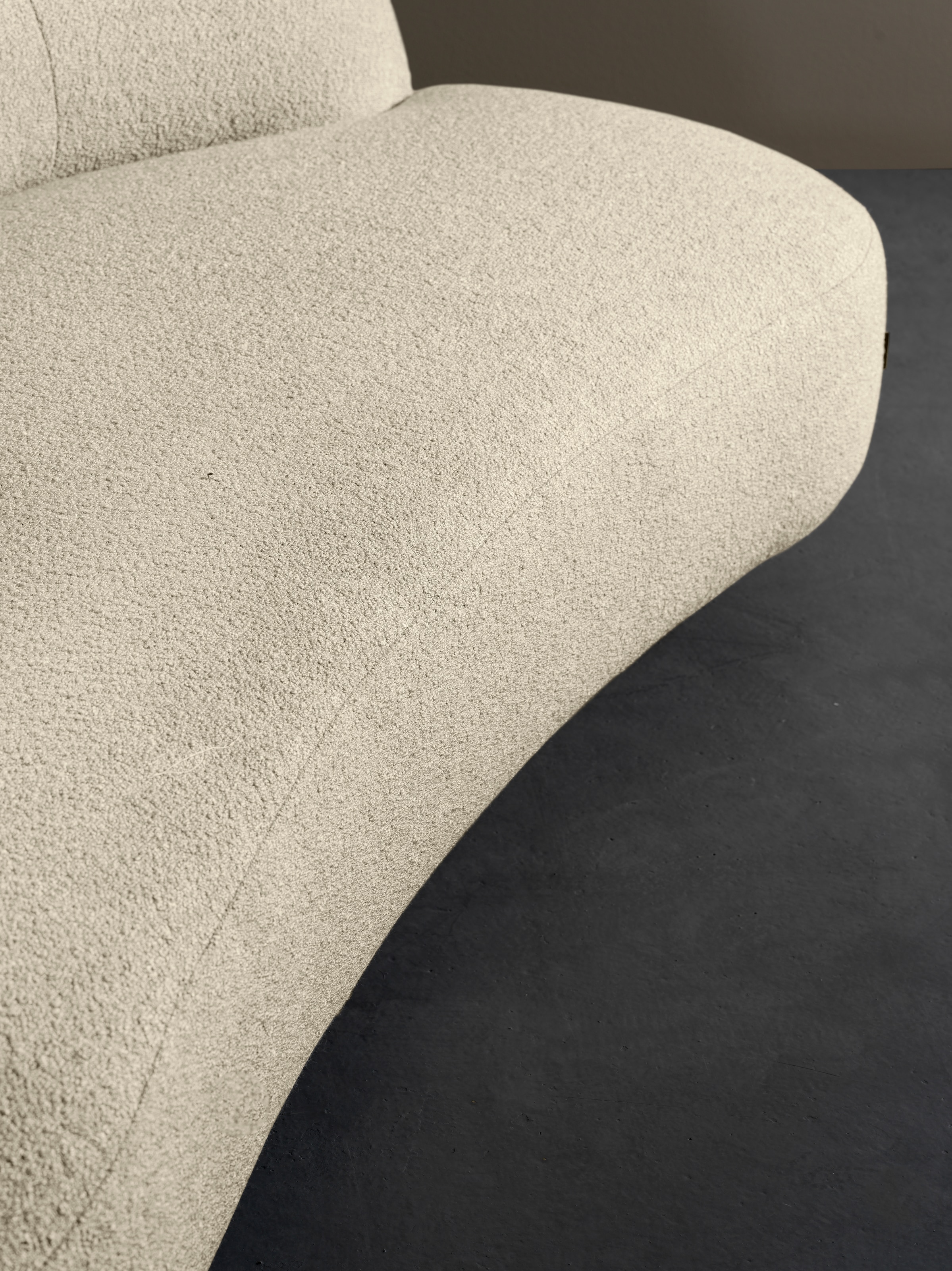 furninova Sofa »Aria Megasofa mit Megasitzkomfort, Designsofa«, organisch geformt, im skandinsvischen Design