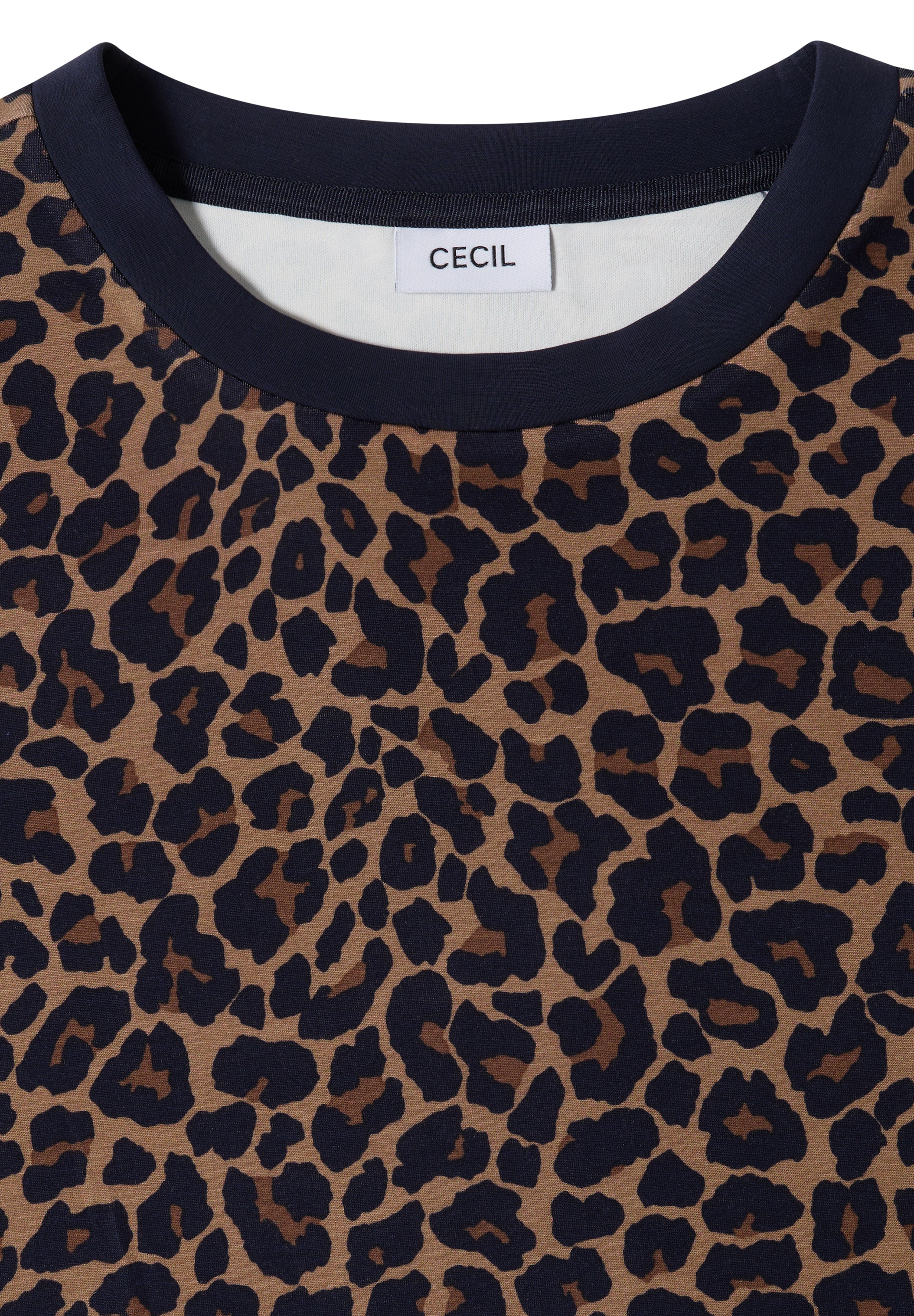 Cecil Sweater , Sommershirt / Rundhals / Animal-Print
