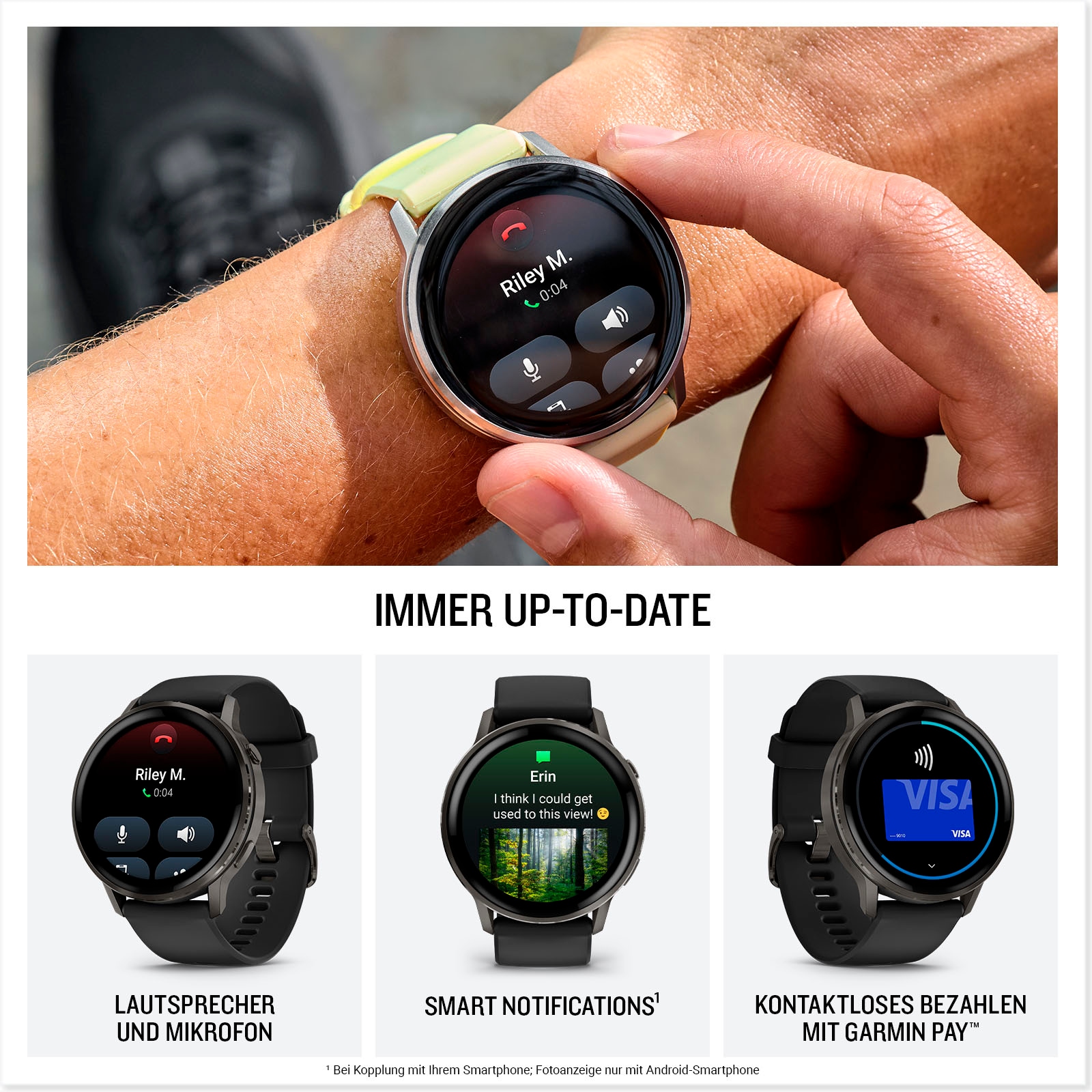 Garmin Smartwatch »Venu 4« (3,53 cm / 1,4 ″) Garmin