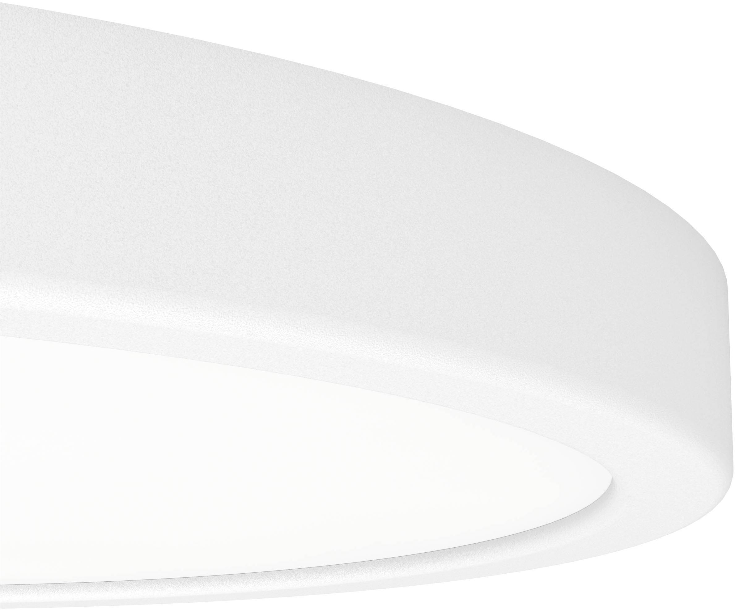EGLO Aufbauleuchte »Fueva 6-Z Deckenlampe, ZigBee, App und Sprachsteuerung, Badlampe, IP44« LED-Modul 1 Stk. Kaltweiß | RGB Aufbauleuchte - H2,5 x Ø27,8 cm - weiß - 14,3W inkl.