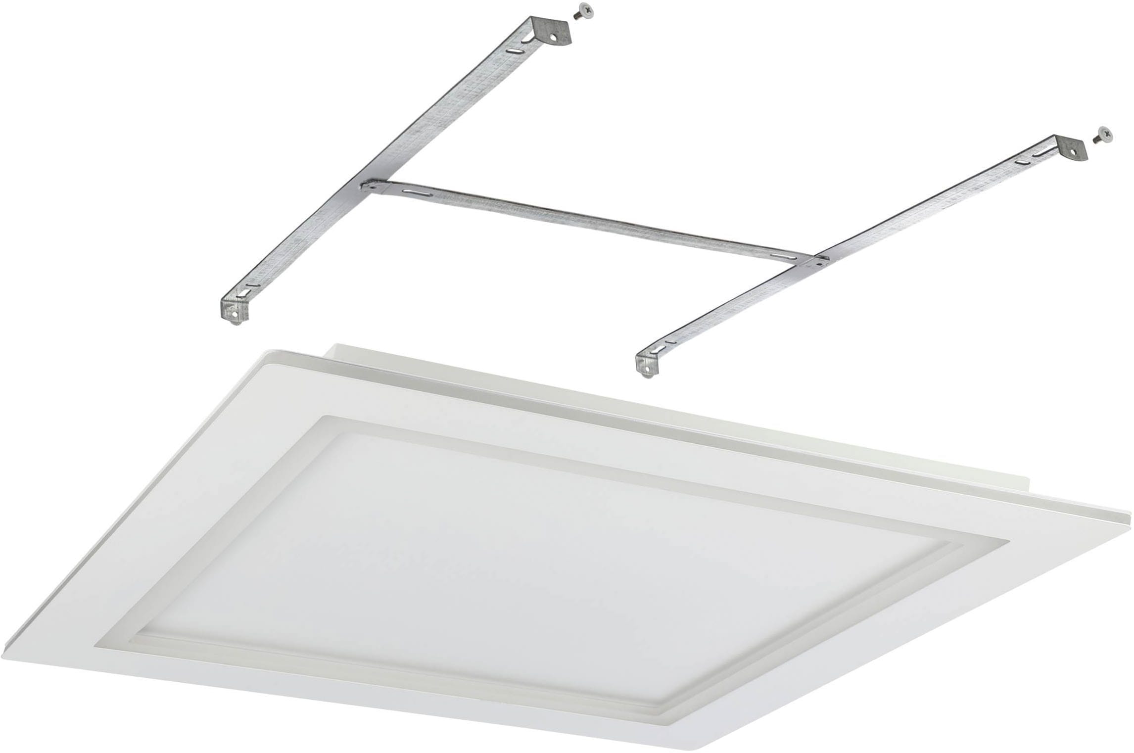 EGLO Deckenleuchte »Padrogiano-Z Deckenlampe, ZigBee 3.0, App und Sprachsteuerung, Lampe« LED-Modul 1 Stk. Kaltweiß | RGB ZigBee, App und Sprachsteuerung Alexa, RGB, dimmbare Deckenlampe, 60cm