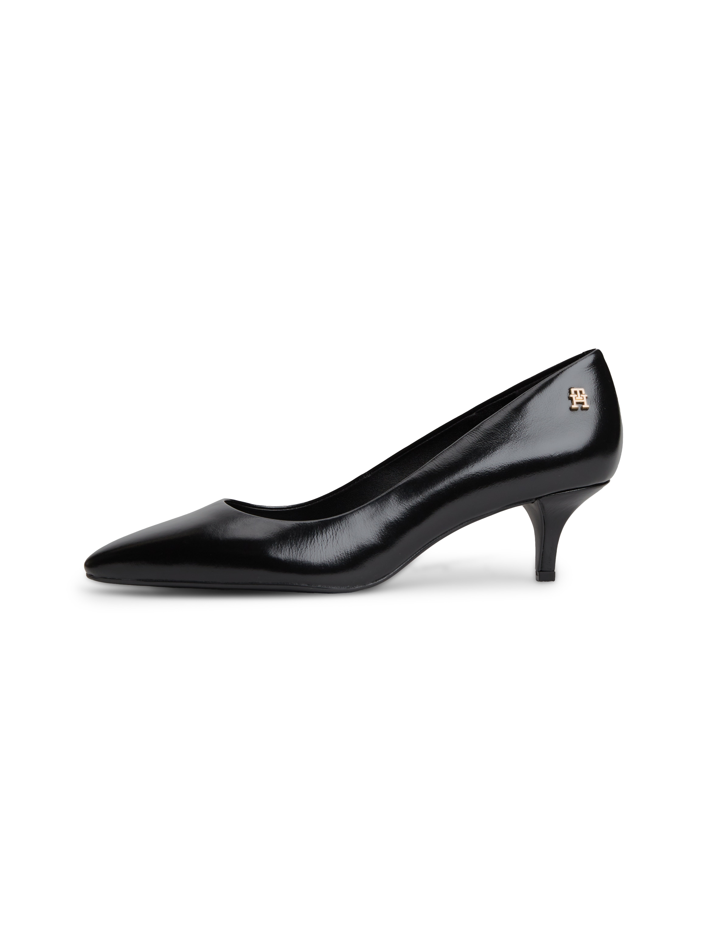 Tommy Hilfiger Pumps »KITTEN HEEL COURT LEATHER SHOE«  Stilettoabsatz, Abendschuh in spitzer Form