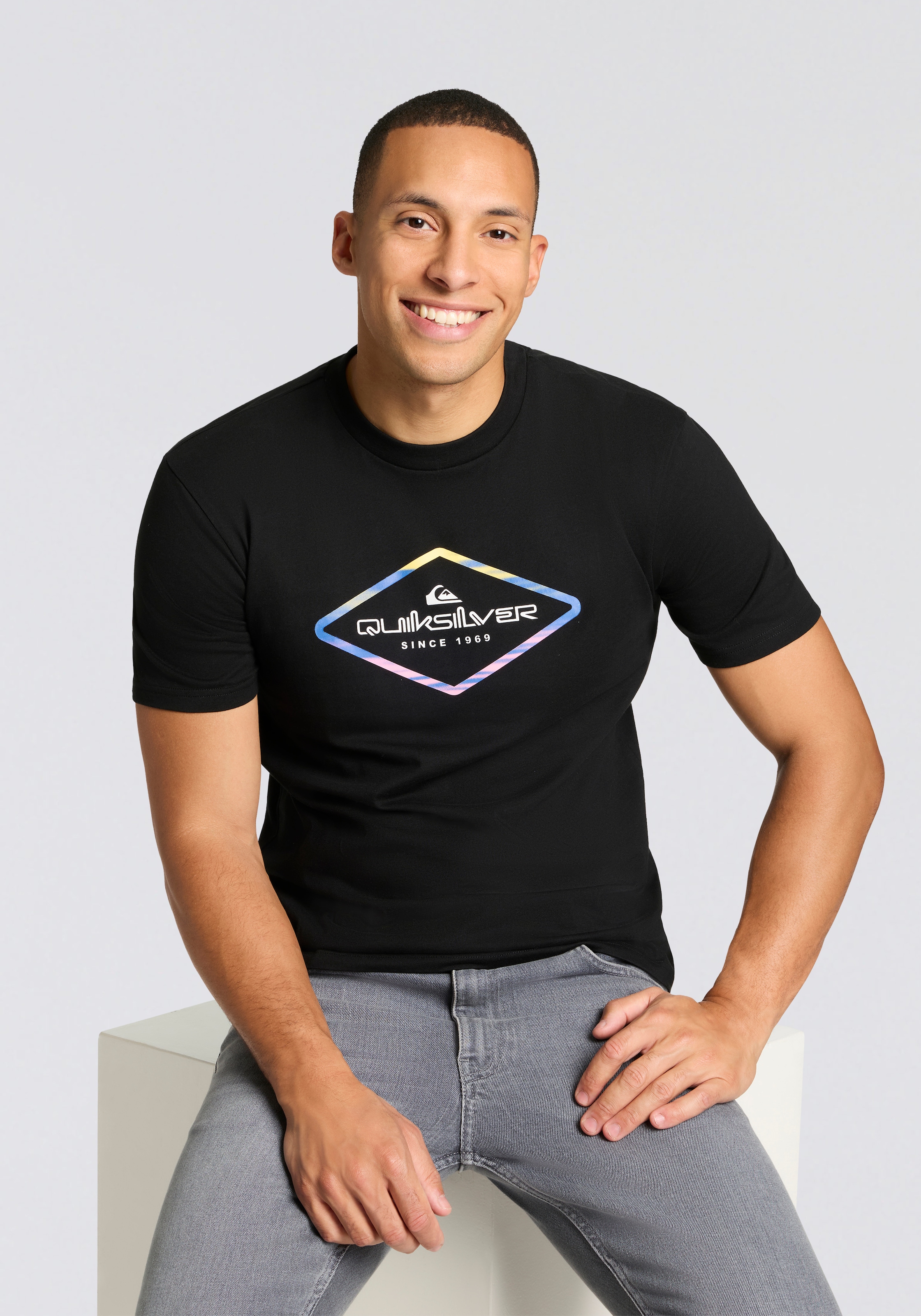 Quiksilver T-Shirt »SURF SAFARI INSIDE QUAD PACK« 2 tlg. für Erwachsene, Kurzarm, für Freizeit und aktive Unternehmungen