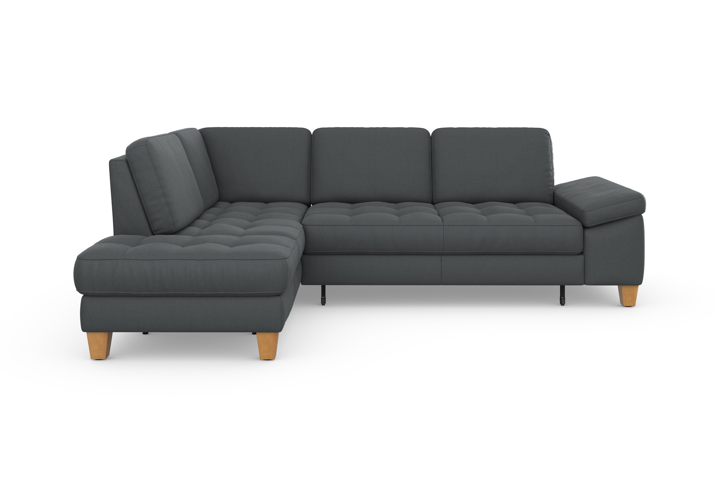 sit&more Ecksofa »Westham L-Form«, mit Ottomane, mit oder ohne Bettfunktion, Bettkasten, Verstellung