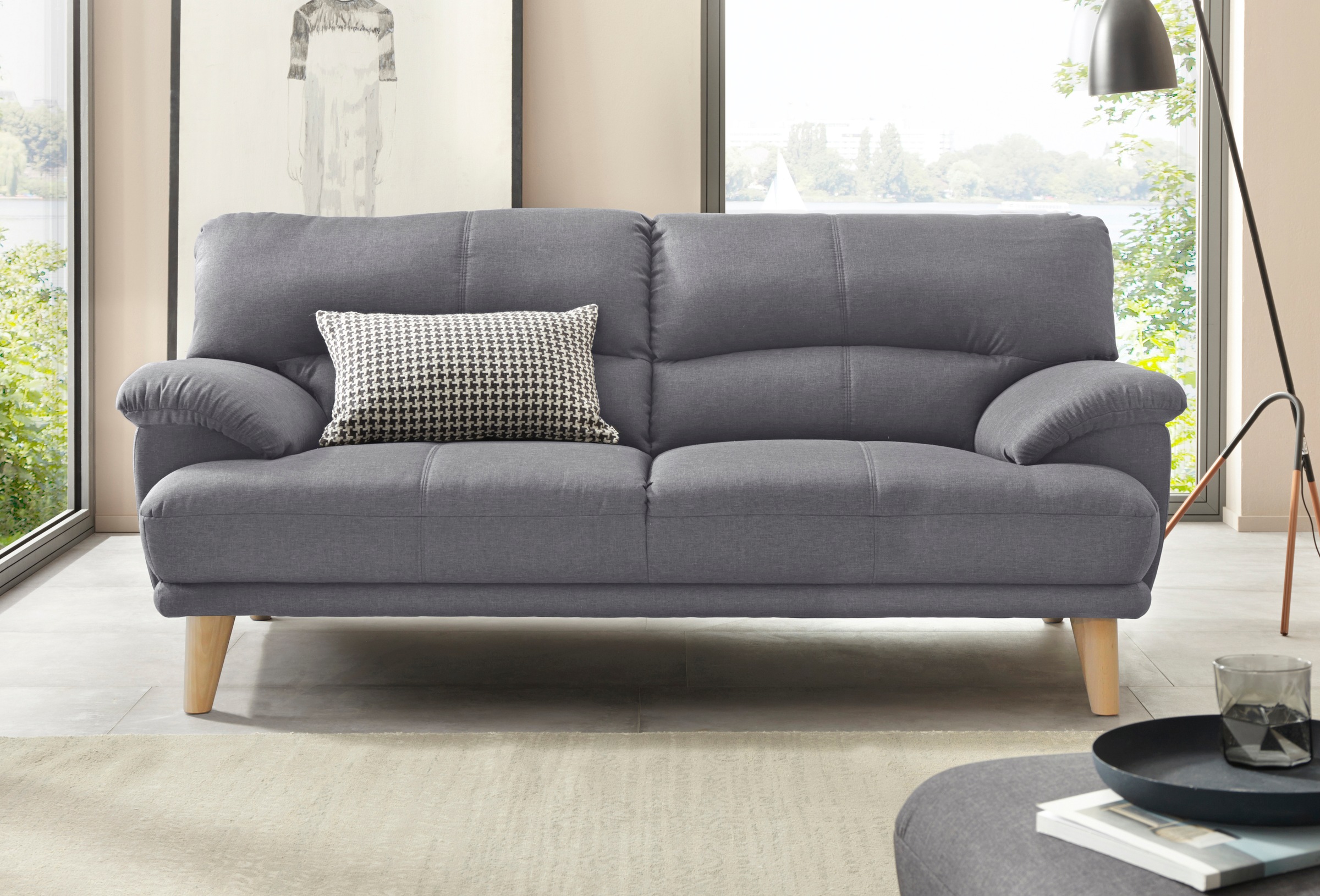 TRENDMANUFAKTUR 3-Sitzer »Cecilia, Sofa in italienischem Design«, mit tolle günstig online kaufen