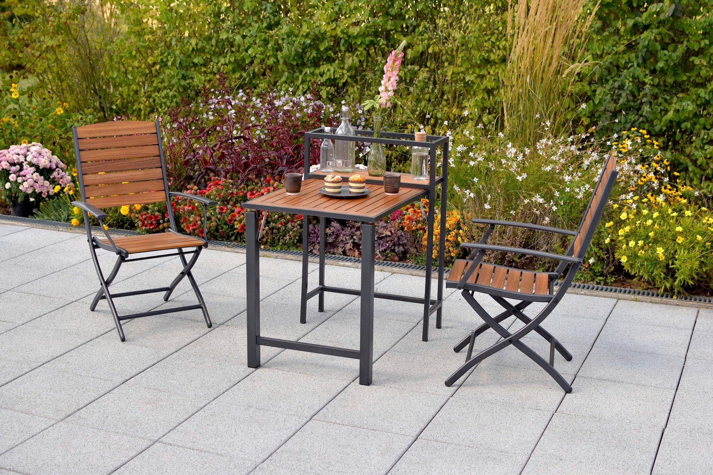 MERXX Gartensessel »Santorin«, (Set, 2 St.)