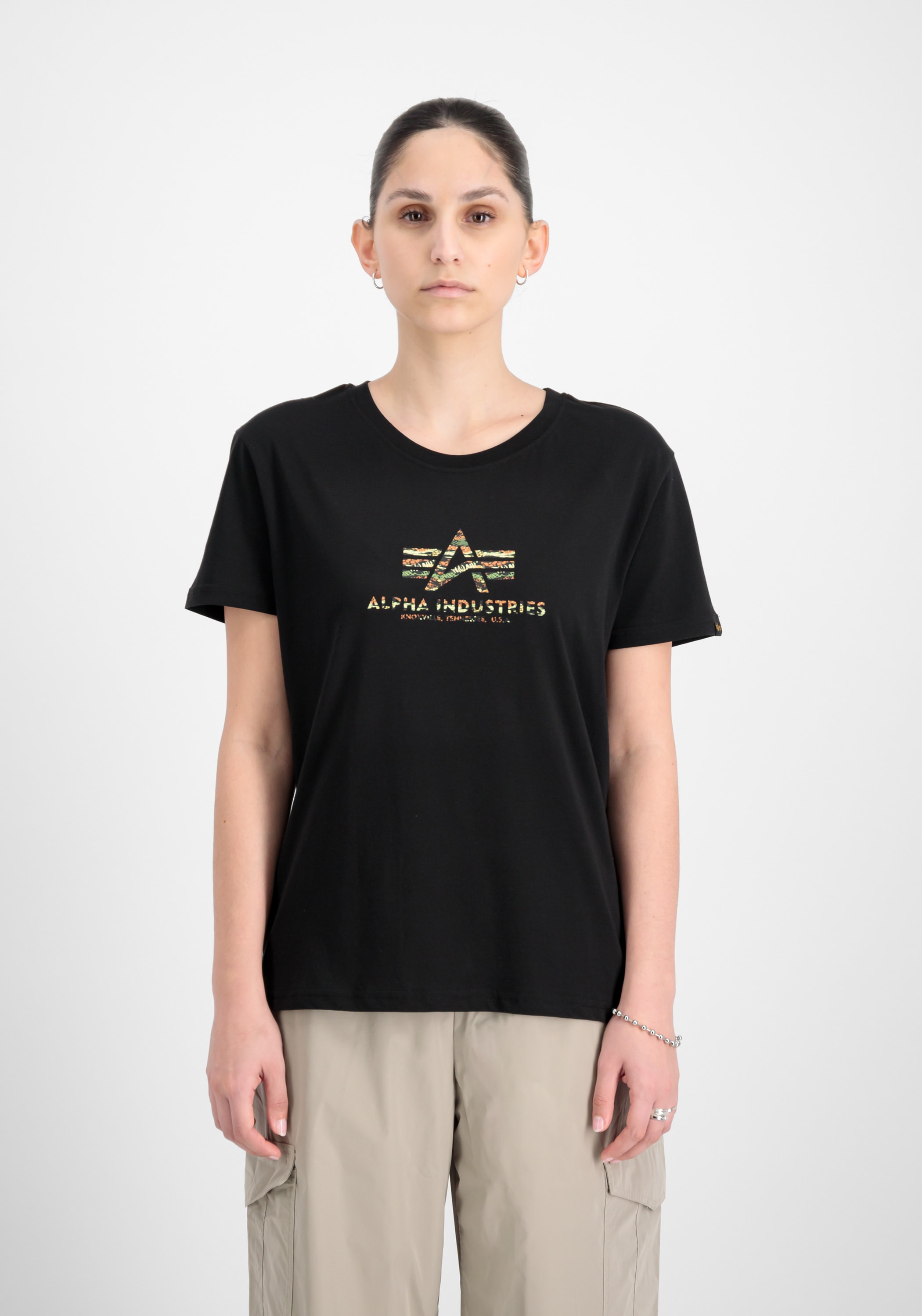 Alpha Industries T-Shirt »Alpha Industries Women - T-Shirts Basic T Camo Print Women«