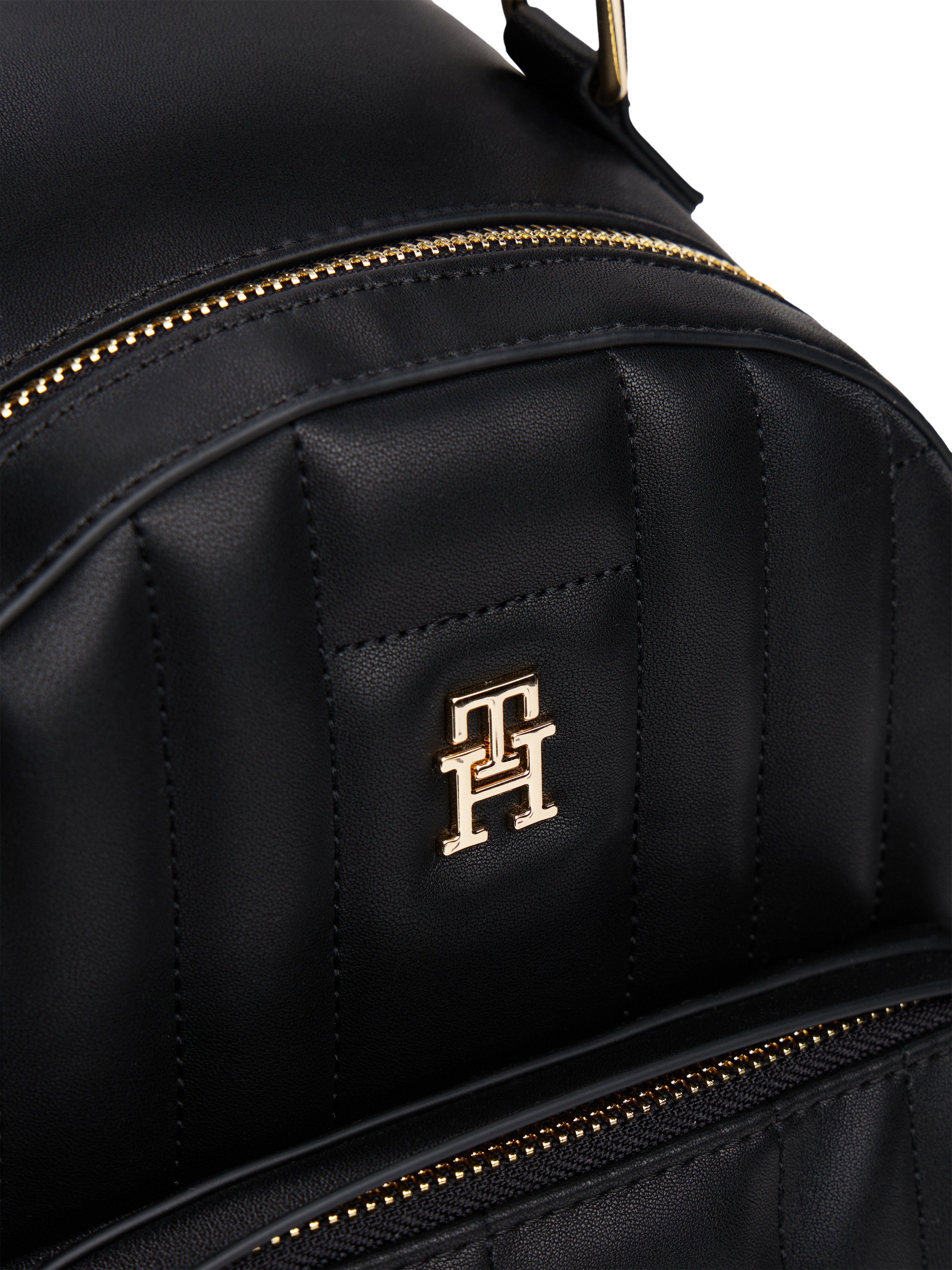 Tommy Hilfiger Cityrucksack »TH FEMININE BACKPACK«, Damen-Rucksack, Henkeltasche mit TH-Schmuckelement