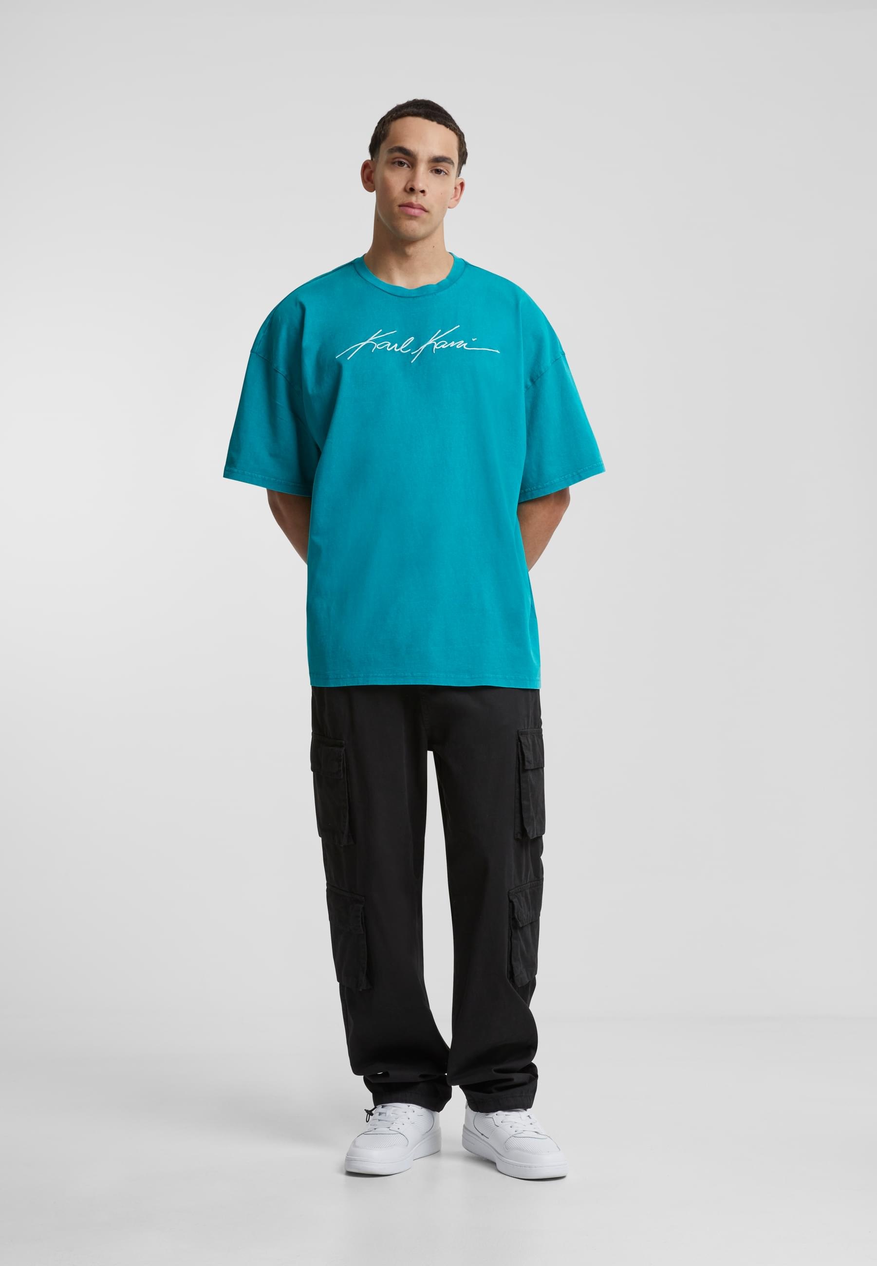 Karl Kani T-Shirt »Karl Kani KM242-048-2 Autograph Washed Boxy Tee« 1 Stk. tlg.