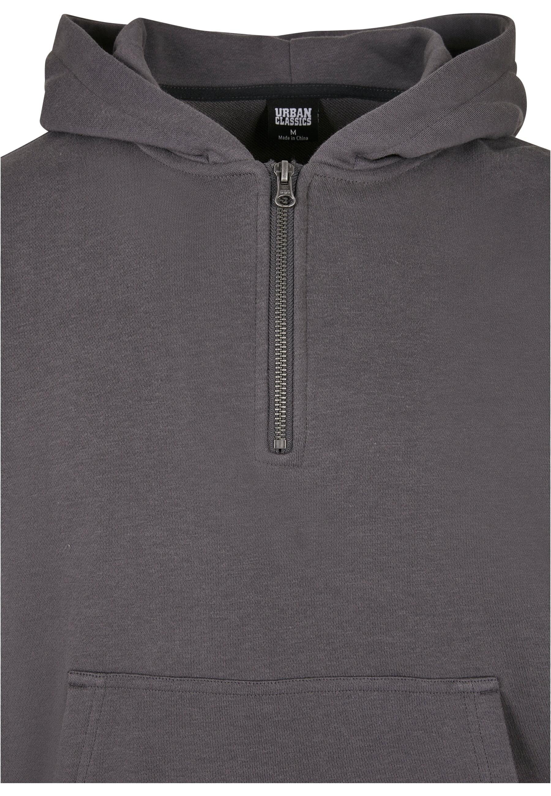 URBAN CLASSICS Sweatjacke »Urban Classics Herren Boxy Zip Hoody« 1 Stk. tlg.