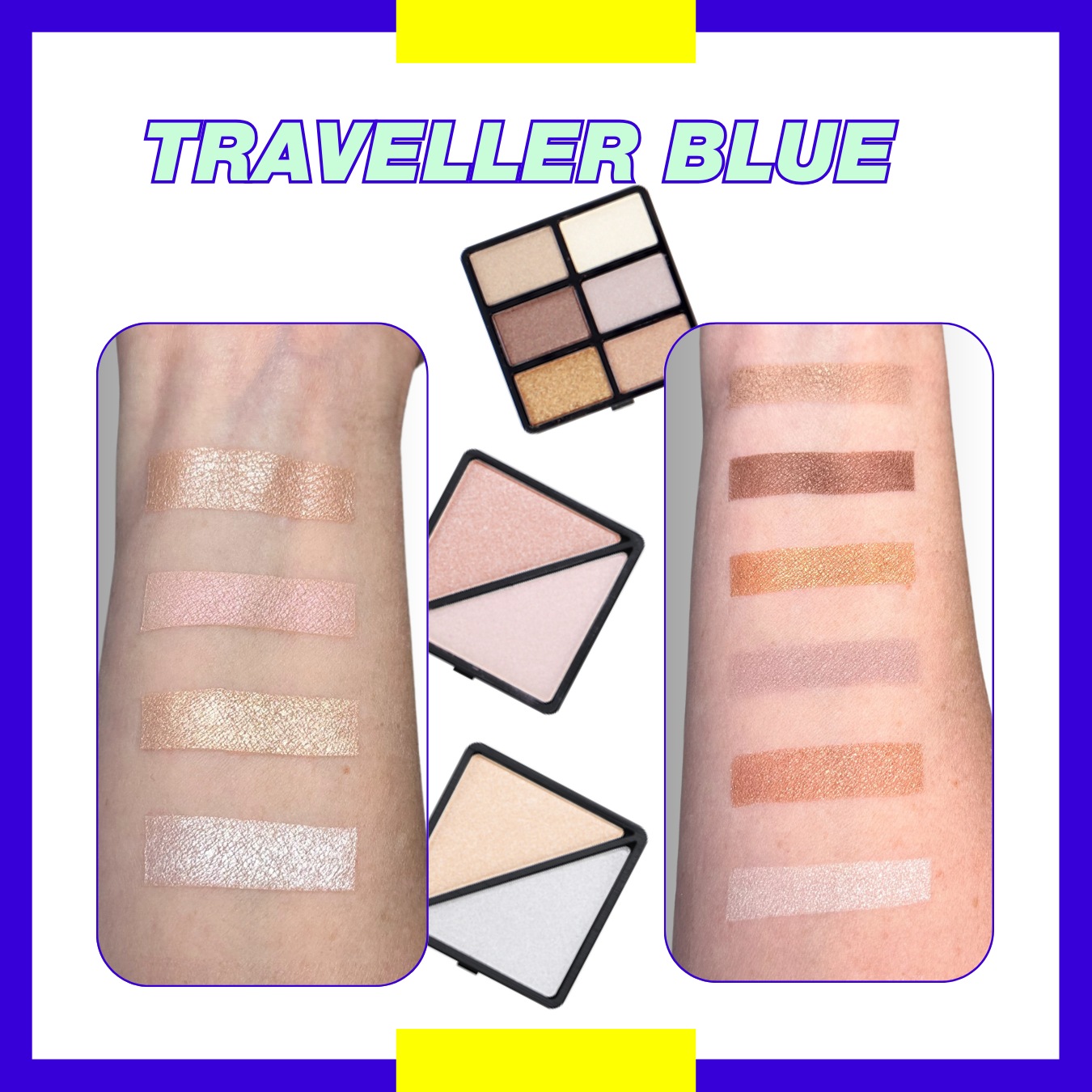 ZMILE COSMETICS Kosmetik-Koffer »'Traveller' blue«, (87 tlg.), mit veganer Formulierung