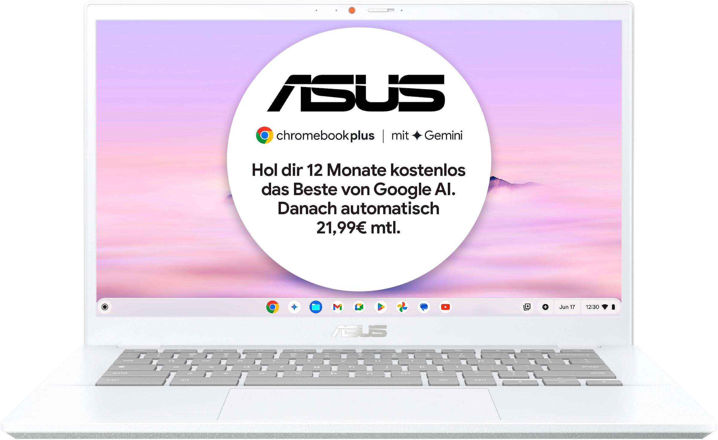 Asus Chromebook »Plus CM3401FFA-LZ0146«, 35,56 cm, / 14 Zoll, Intel, Core i5, UHD Graphics, 512 GB SSD, ChromeOS, Convertible Laptop