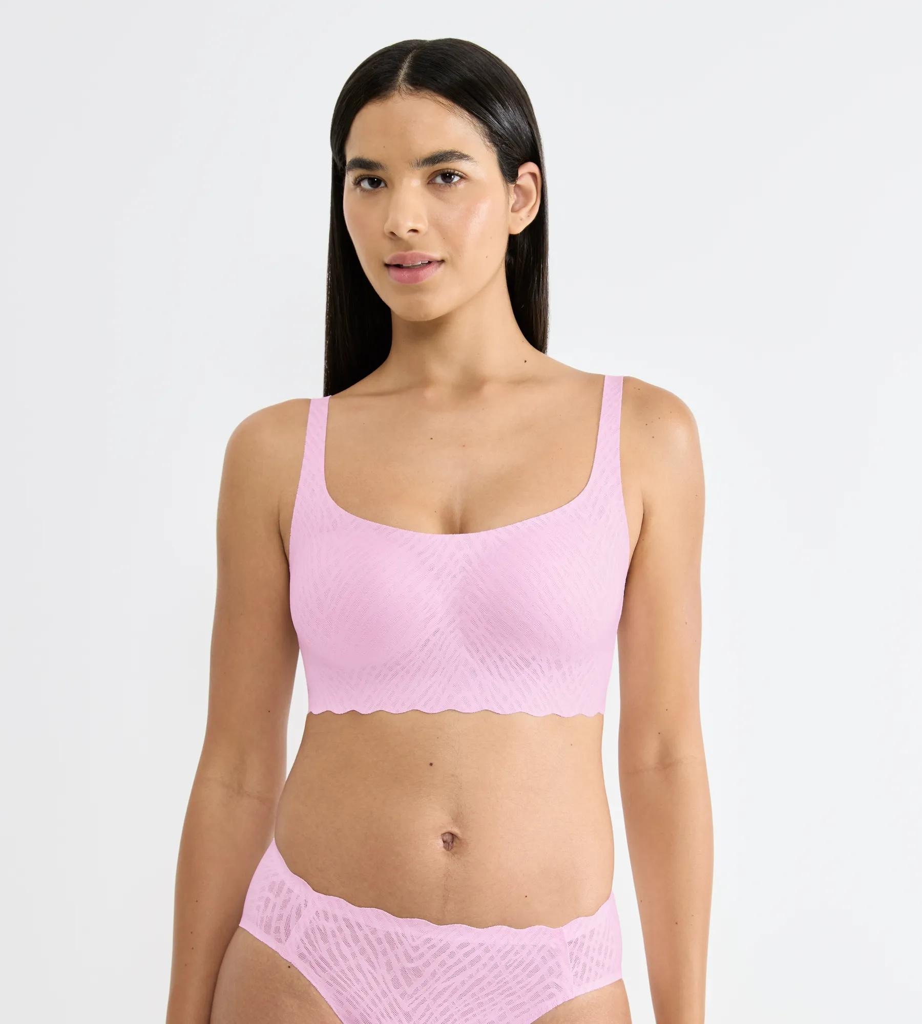 sloggi Bustier »ZERO Feel Bliss« mit herausnehmbaren, atmungsaktiven Pads und Stretch-Spitze