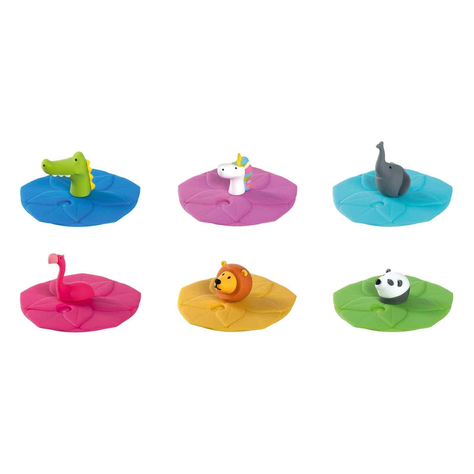 LEONARDO Kinderbecher »Kinderbecher-Deckel Bambini 6er Set bunt« günstig online kaufen