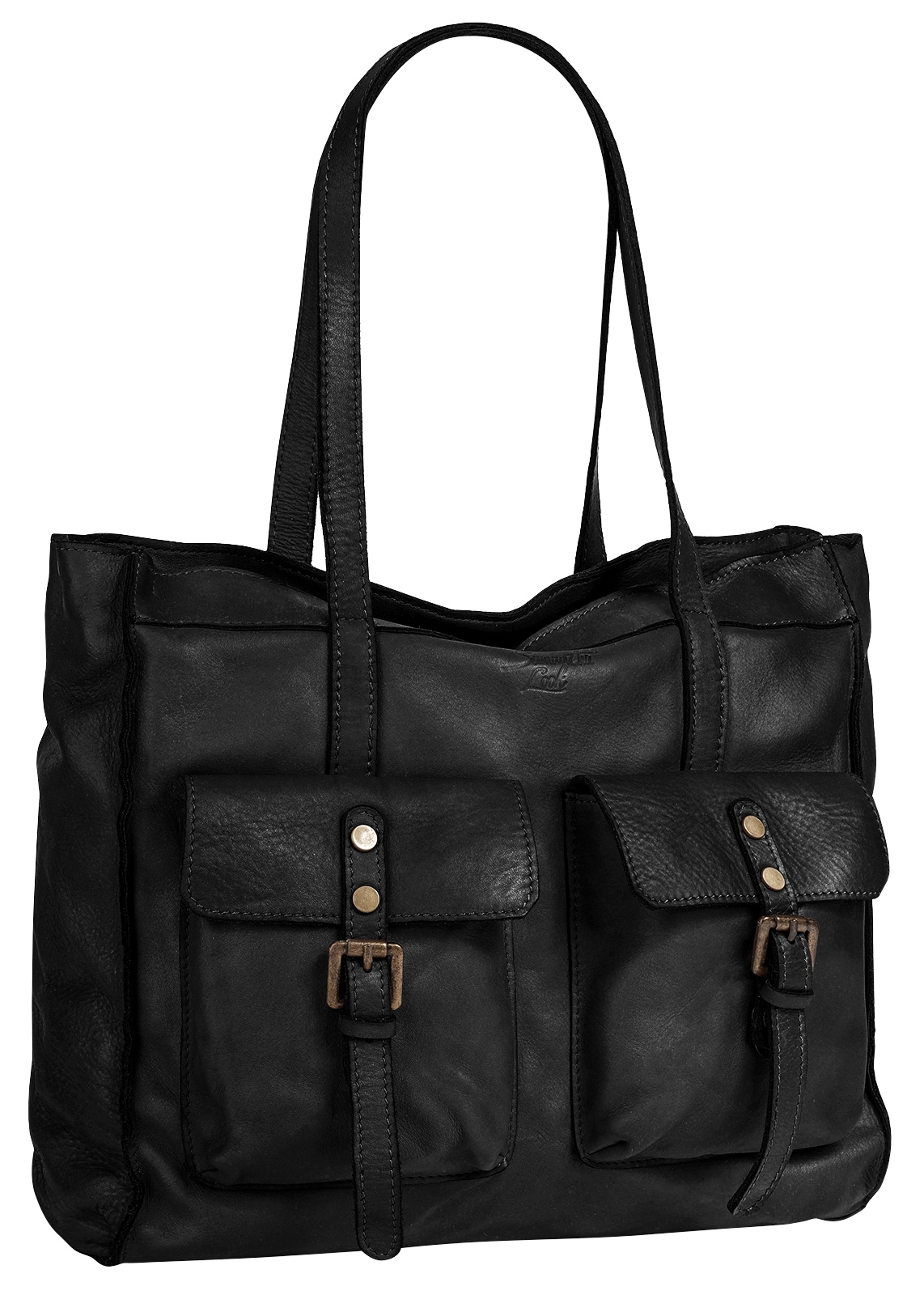 Samantha Look Shopper echt Leder, Made in Italy