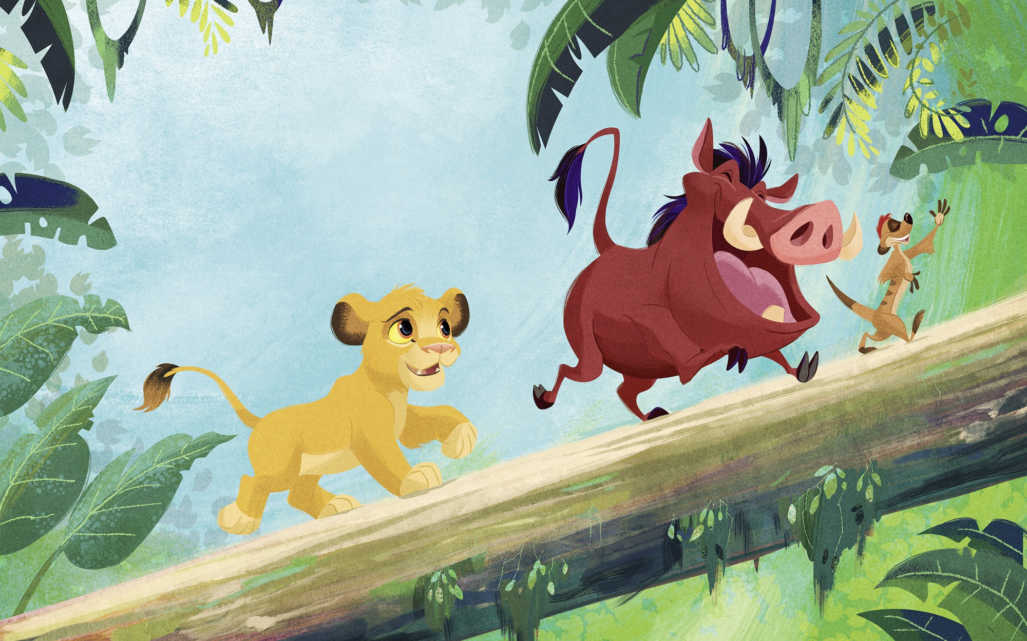 Komar Kindertapete »Disney The Lion King Classic Jungle Team«, bedruckt günstig online kaufen