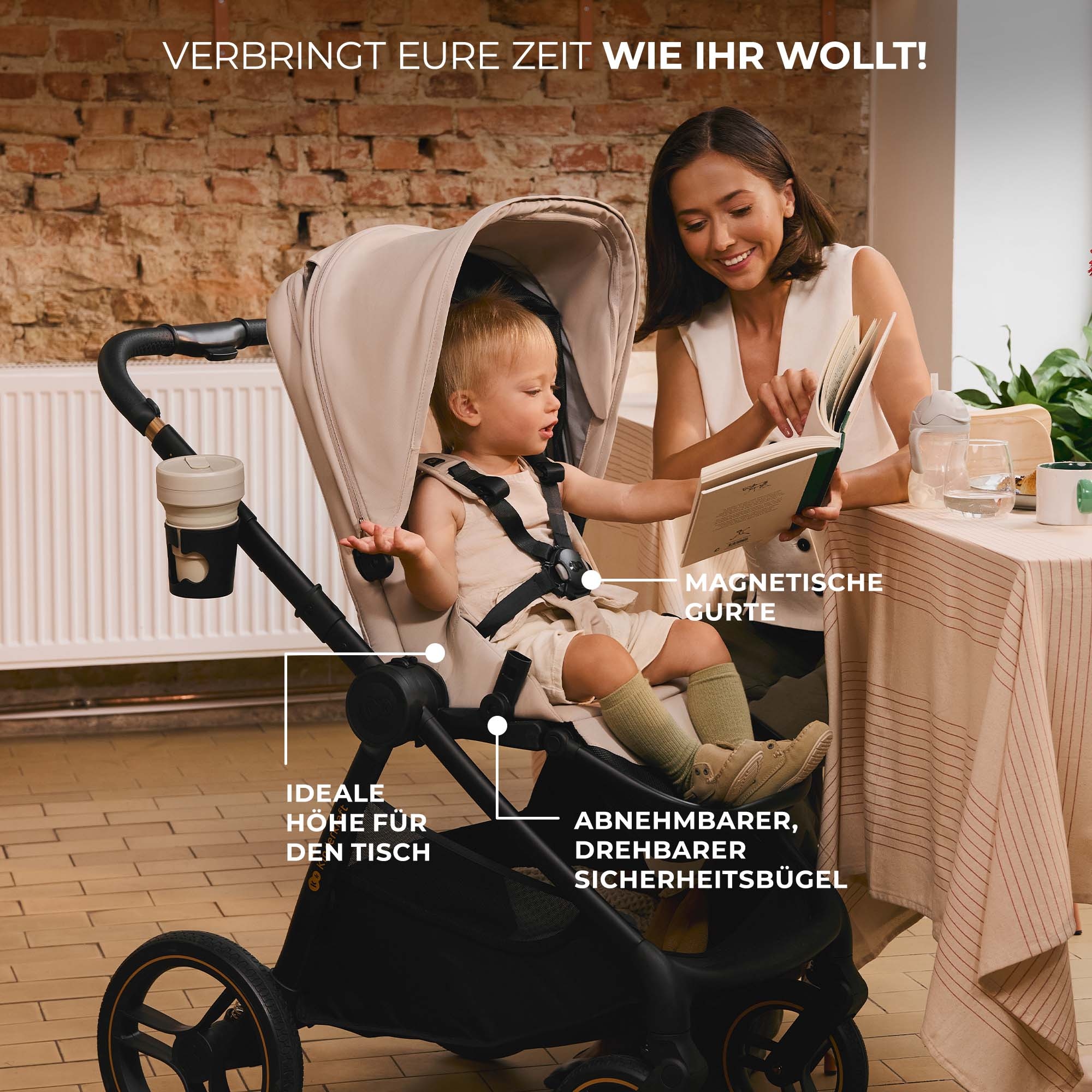 Kinderkraft Kombi-Kinderwagen »NEA 2 2in1« 27 kg