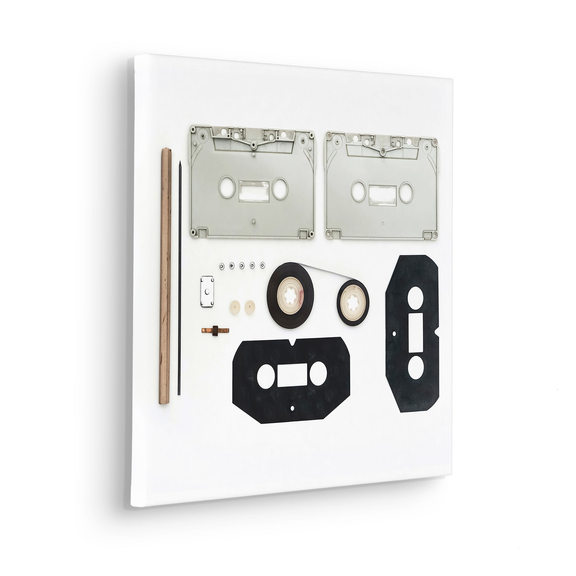 Komar Leinwandbild »Assembly Instructions Cassette - Größe 40 x 40 cm« Natu günstig online kaufen