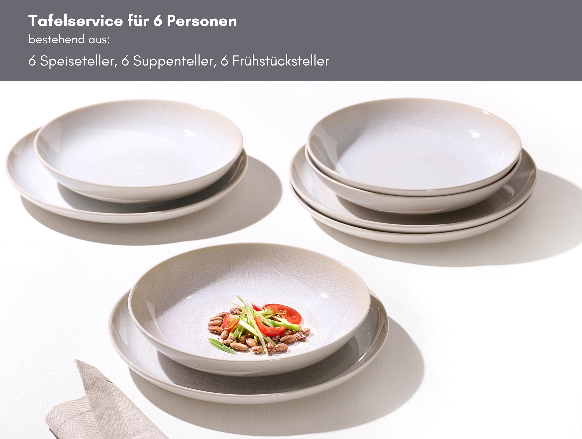 Ritzenhoff & Breker Tafelservice »Laredo« Reaktivglasur, jedes Stück ein Un günstig online kaufen