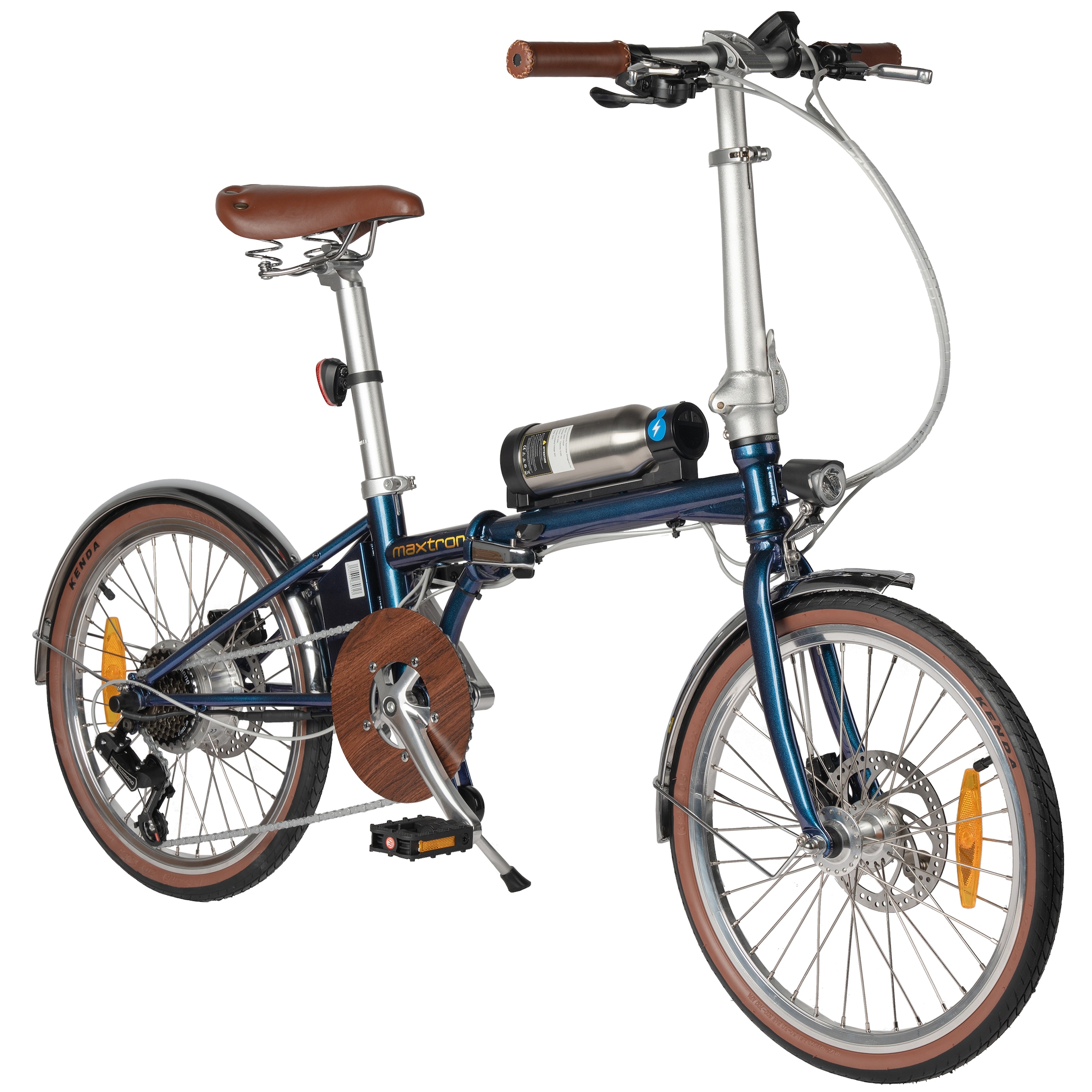 Maxtron »Smart 20, Klapprad« 3 Gang Shimano Tourney Schaltwerk Kettenschaltung Heckmotor 250 W Kompakt und platzsparend für Alltag