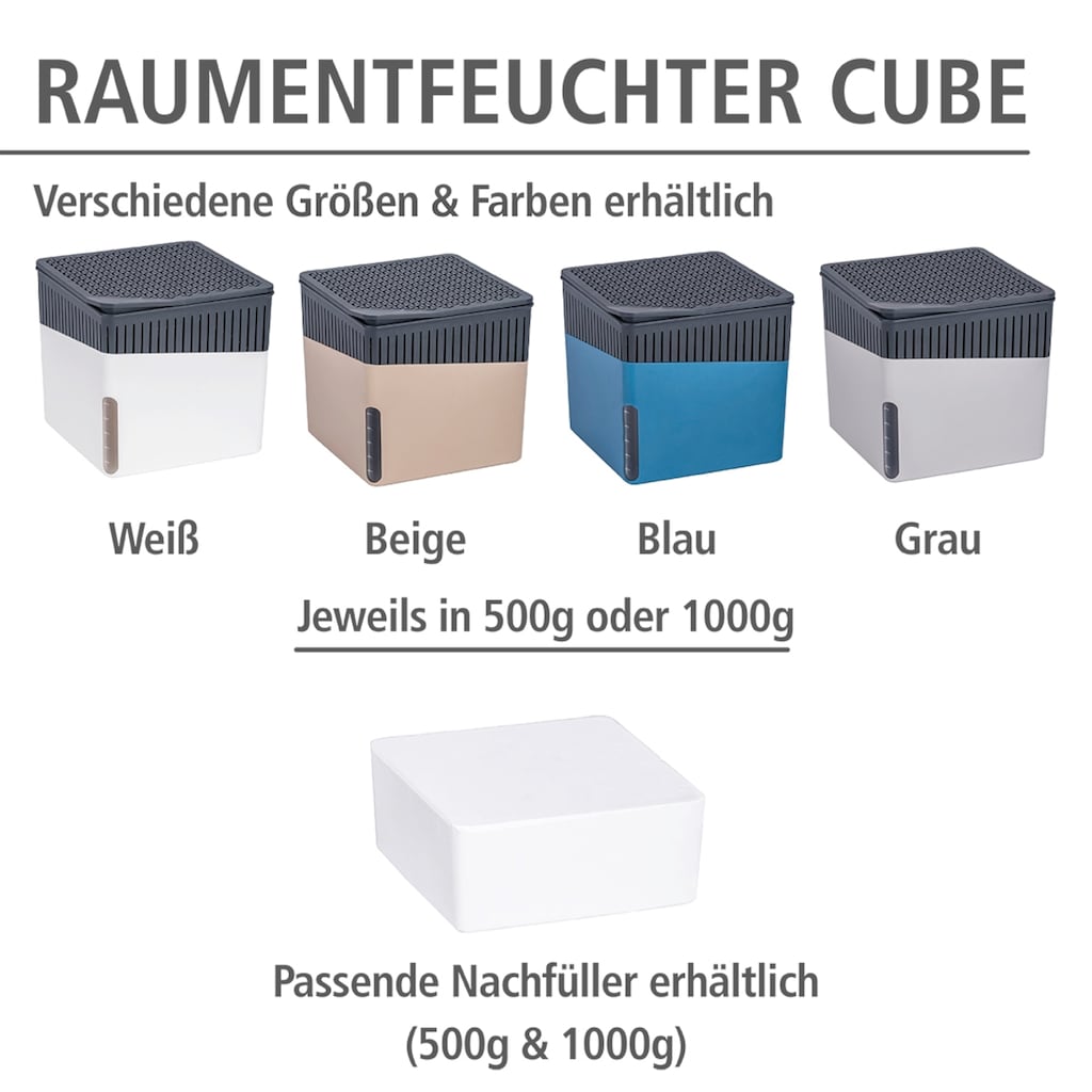 WENKO Luftentfeuchter »Cube«, für 80 m³ Räume