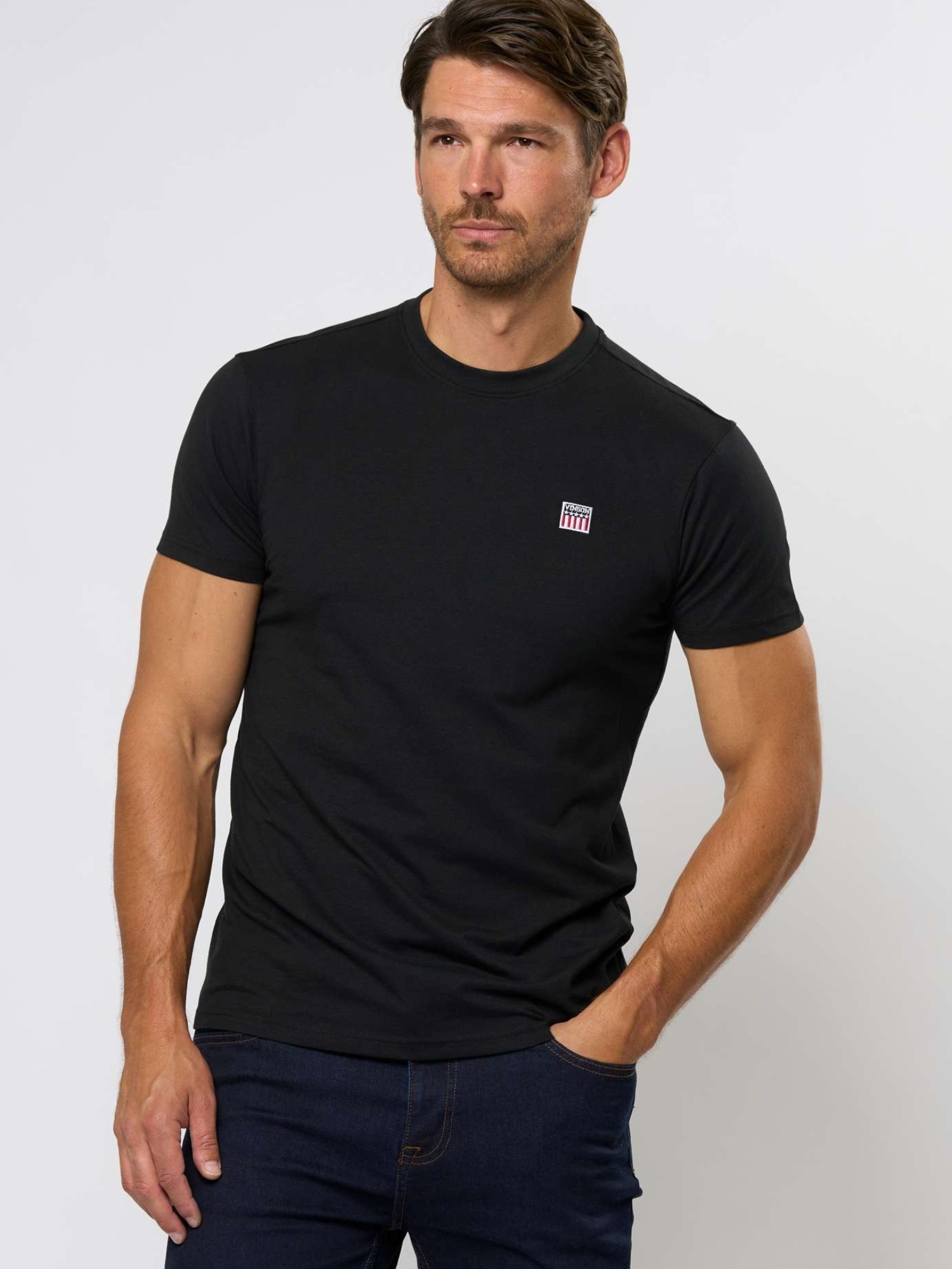 VINSON Kurzarmhemd »VINSON 3-pack T-shirt Massimo«