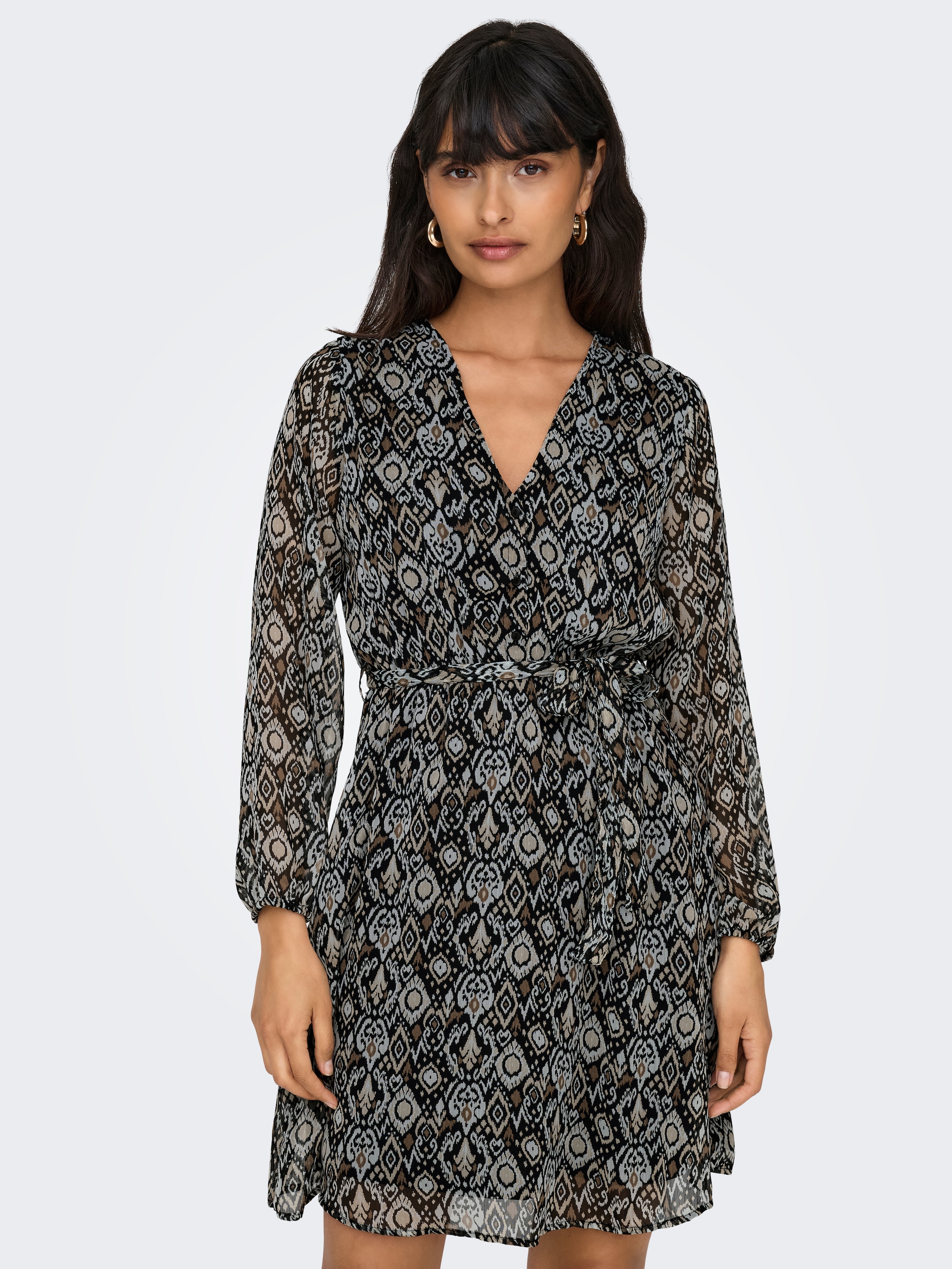ONLY Druckkleid »ONLCERA 3/4 SHORT DRESS WVN NOOS«, in unterschiedlichen Alloverprints