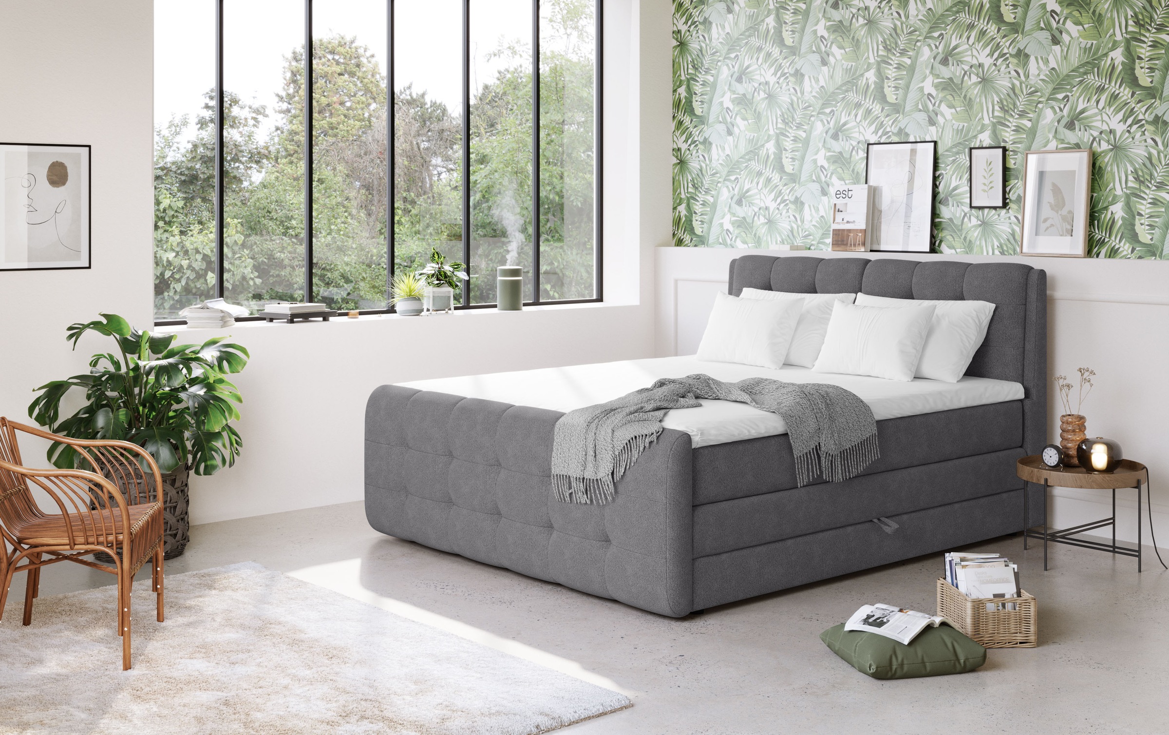 COTTA Boxspringbett »Fort mit Bettkasten, inkl. Topper«, erhältlich in vers günstig online kaufen