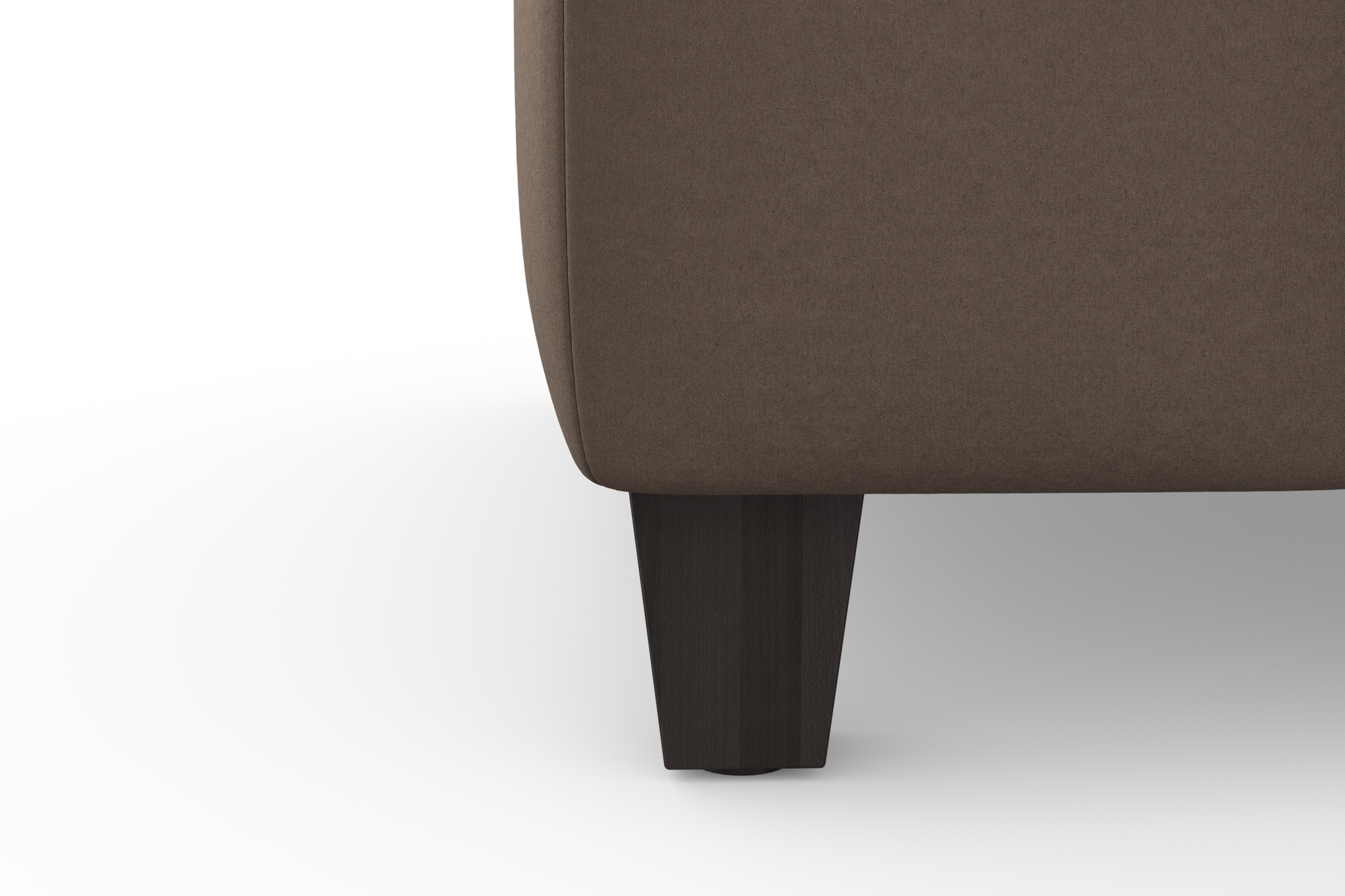 sit&more Ecksofa »Westham L-Form«, Recamiere, mit oder ohne Bettfunktion, Bettkasten, Füße wengefarben
