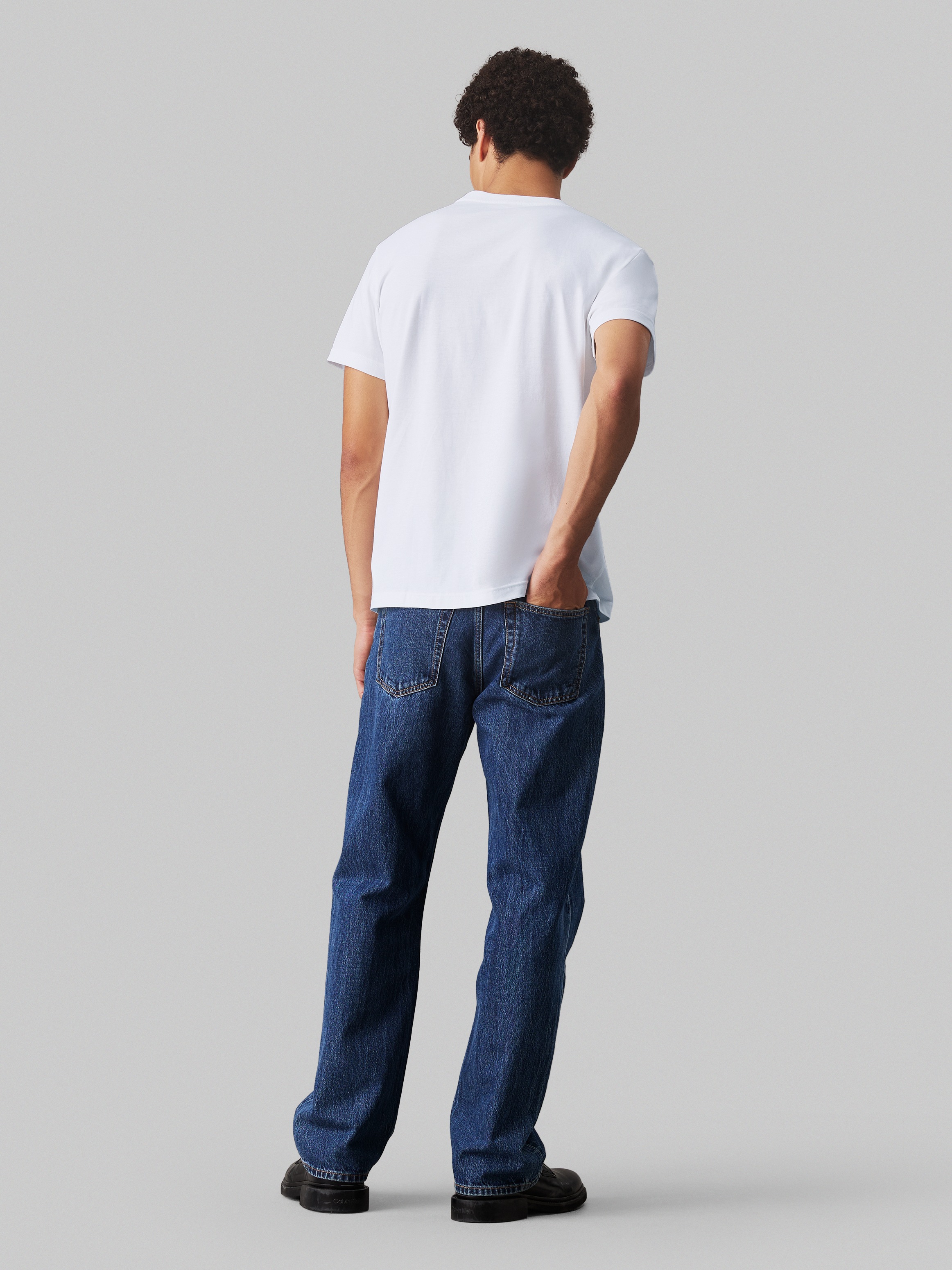 Calvin Klein Jeans T-Shirt »2 PACK MONOLOGO«, Logodruck