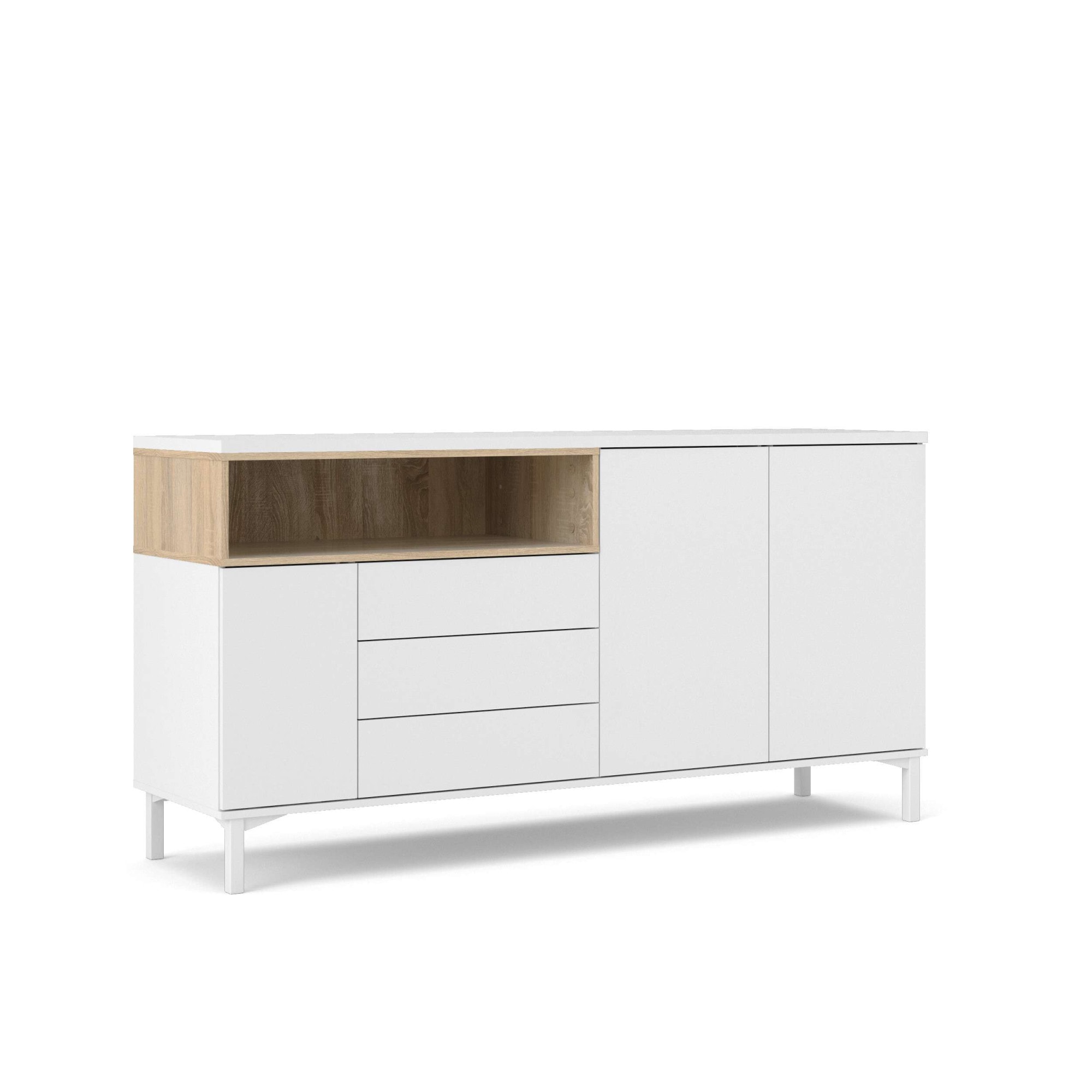 INOSIGN Sideboard »Roommers, Anrichte, Kommode, Stauraum«, Kommode, Breite 176 cm, Höhe 90 cm, 1 offenes Fach mit Rahmen-Optik