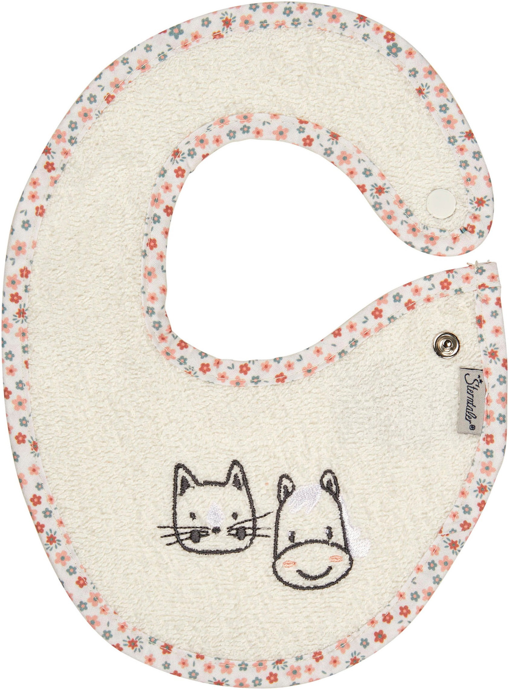 Sterntaler® Lätzchen »Doppelpack Bauernhof, ecru«, (Set, 2 St.)