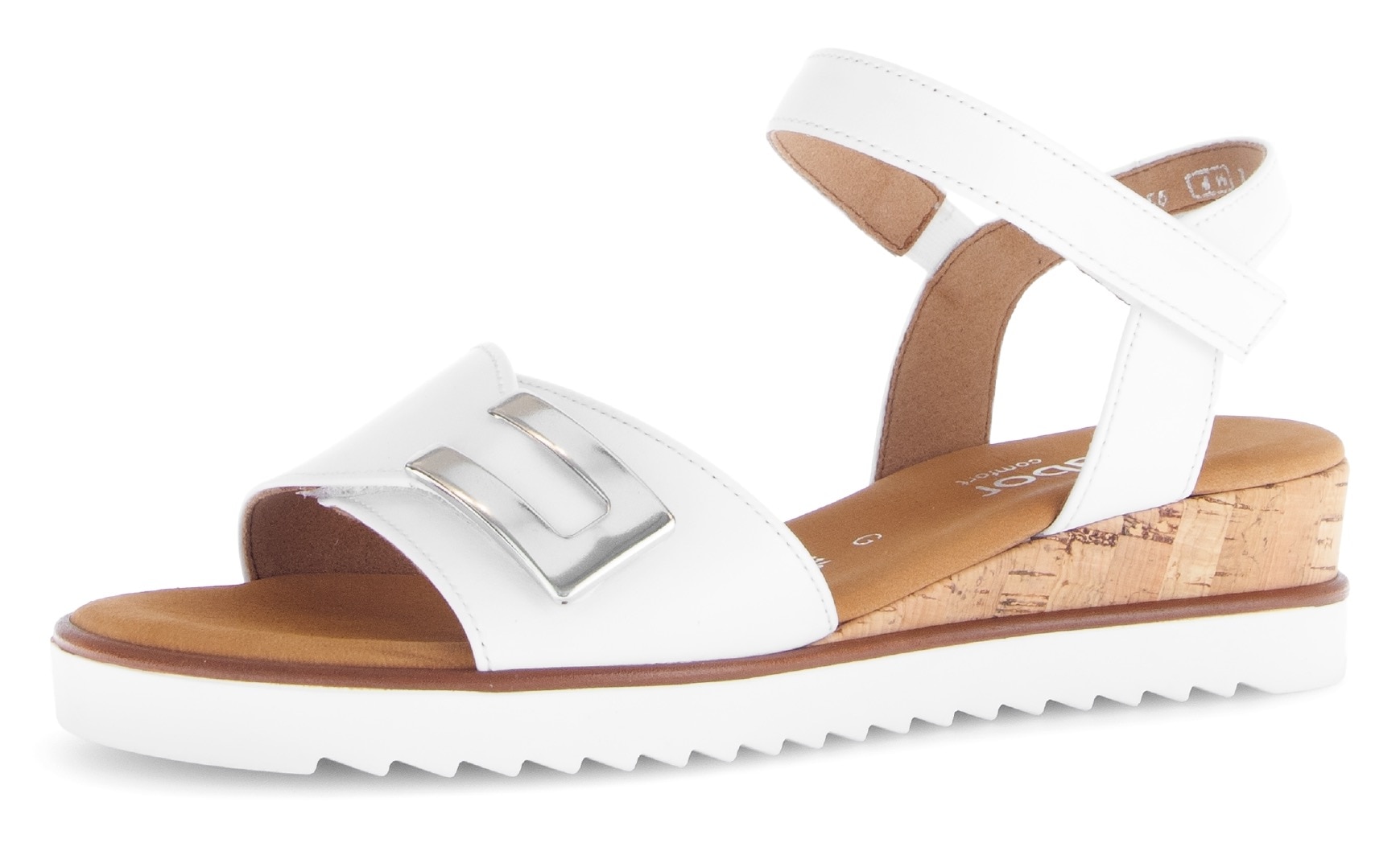 Gabor Keilsandalette »GENUA«, Riemchensandale, Komfortschuh, Sommerschuh, Schmuckelement, Weite G